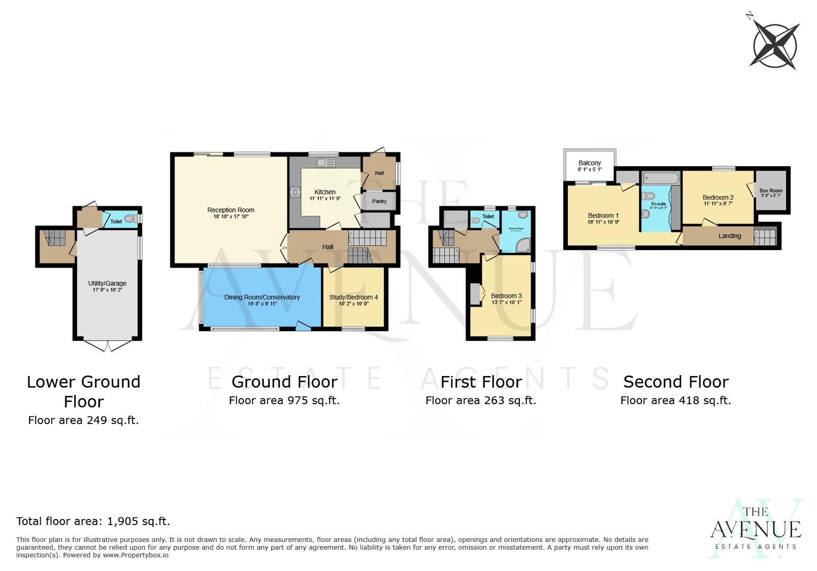 4 bed detached house for sale in Newtown Linford, Leicester, Leicestershire, LE6 - Property floorplan