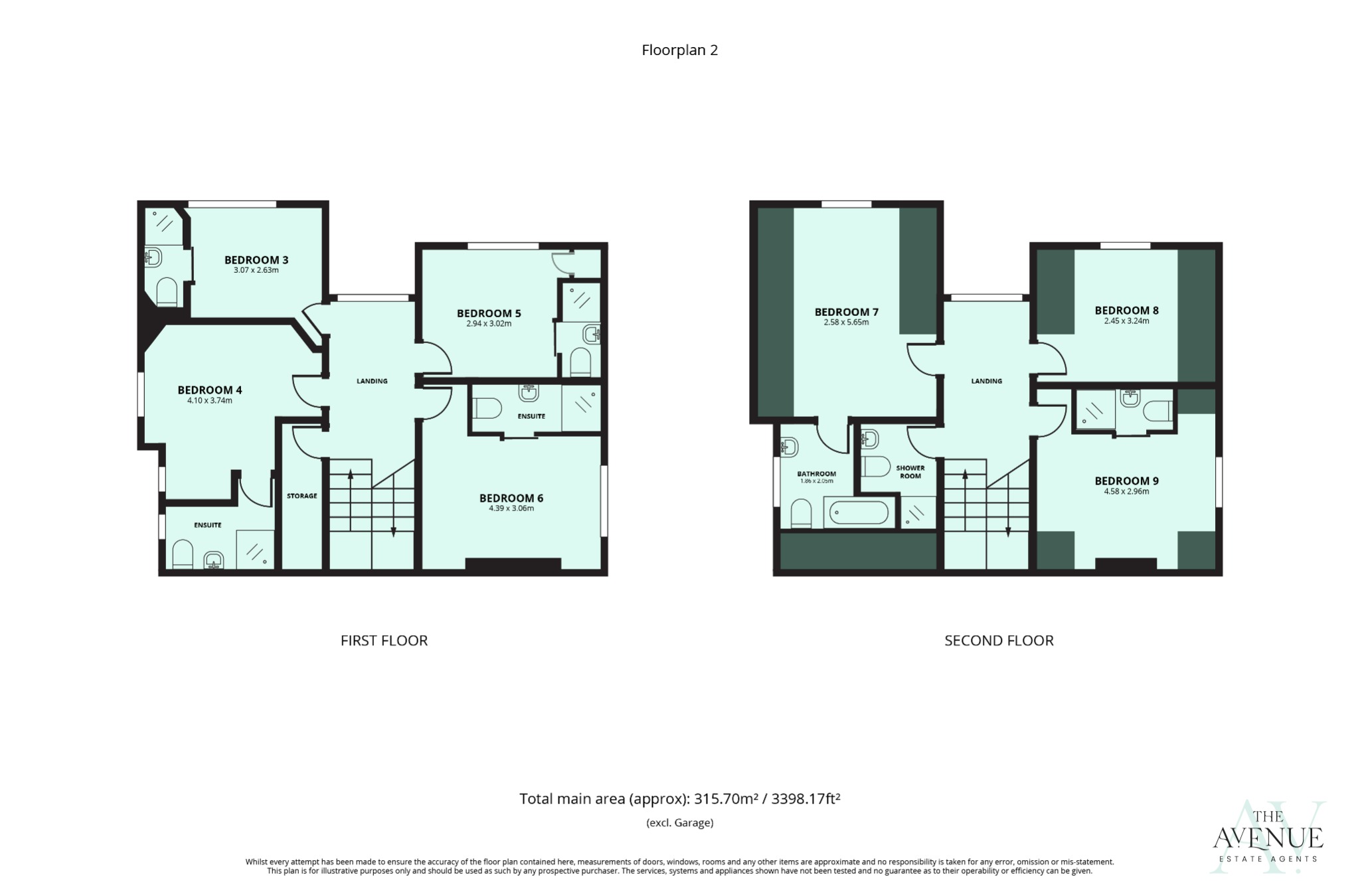 9 bed semi-detached house for sale in Neville Road, Heacham, King's Lynn - Property floorplan
