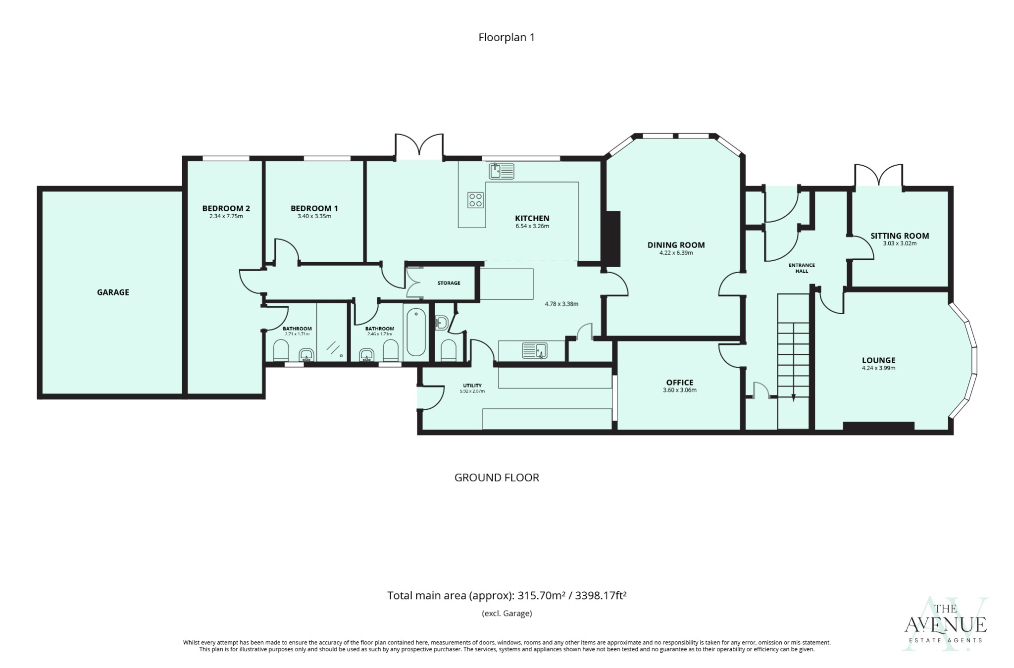 9 bed semi-detached house for sale in Neville Road, Heacham, King's Lynn - Property floorplan