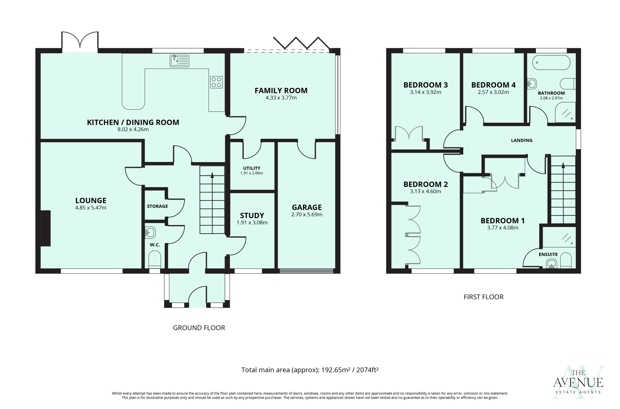 4 bed detached house for sale in Boxworth End, Swavesey, Cambridge, Cambridgeshire - Property floorplan