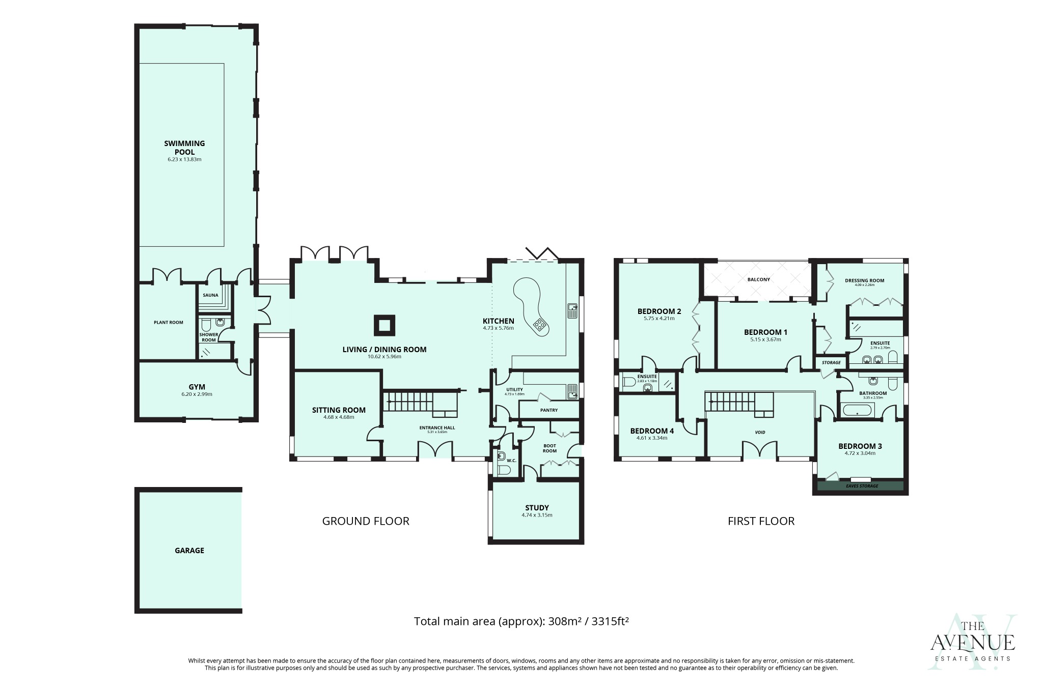 4 bed detached house for sale in Mill Road, Over, Cambridge - Property floorplan