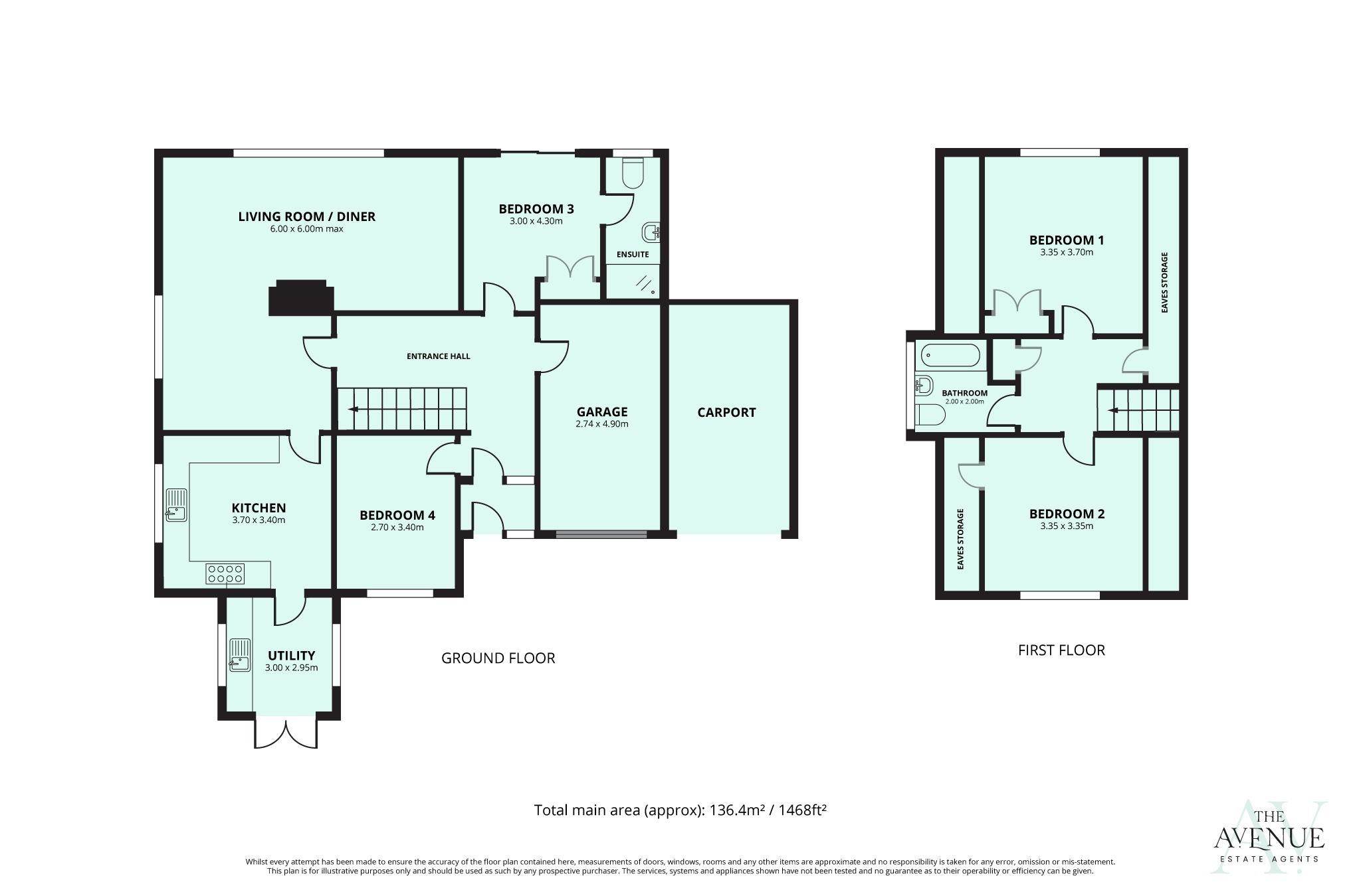 4 bed detached house for sale in Greenside Close, Swavesey, Cambridge - Property floorplan