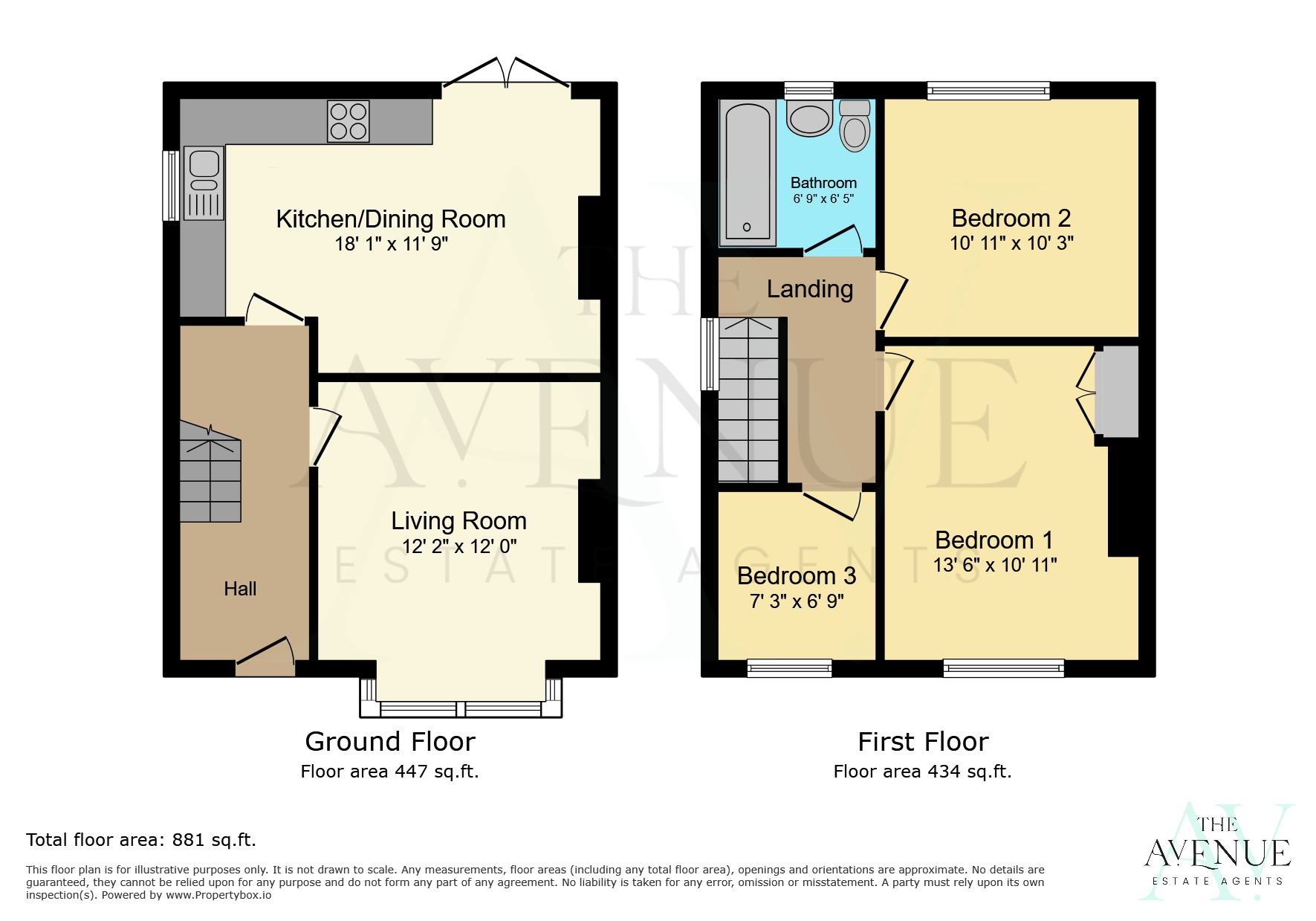 3 bed semi-detached house for sale in 2 Willowfield Crescent, Bradford, West Yorkshire, BD2 1LJ - Property floorplan