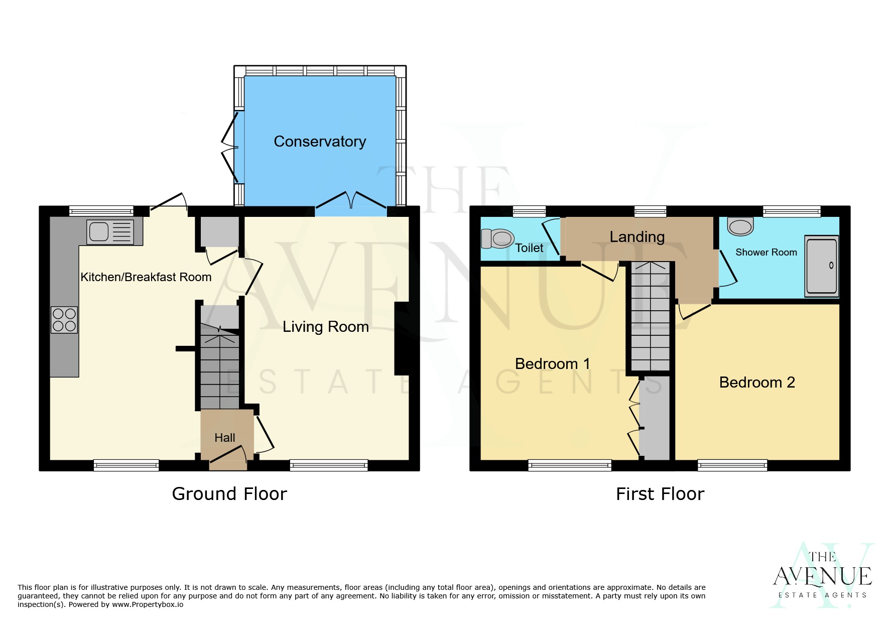 2 bed terraced house for sale in Codsall, Wolverhampton, Staffordshire, WV8 - Property floorplan