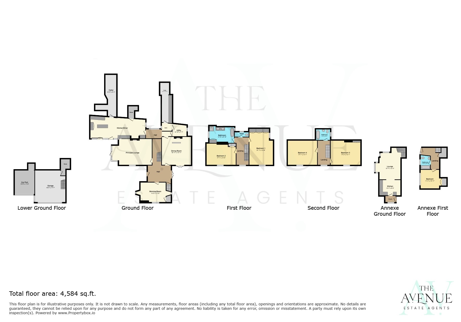 5 bed detached house for sale in Duntally, Grove Lane, Wightwick, Wolverhampton, West Midlands, WV6 - Property floorplan