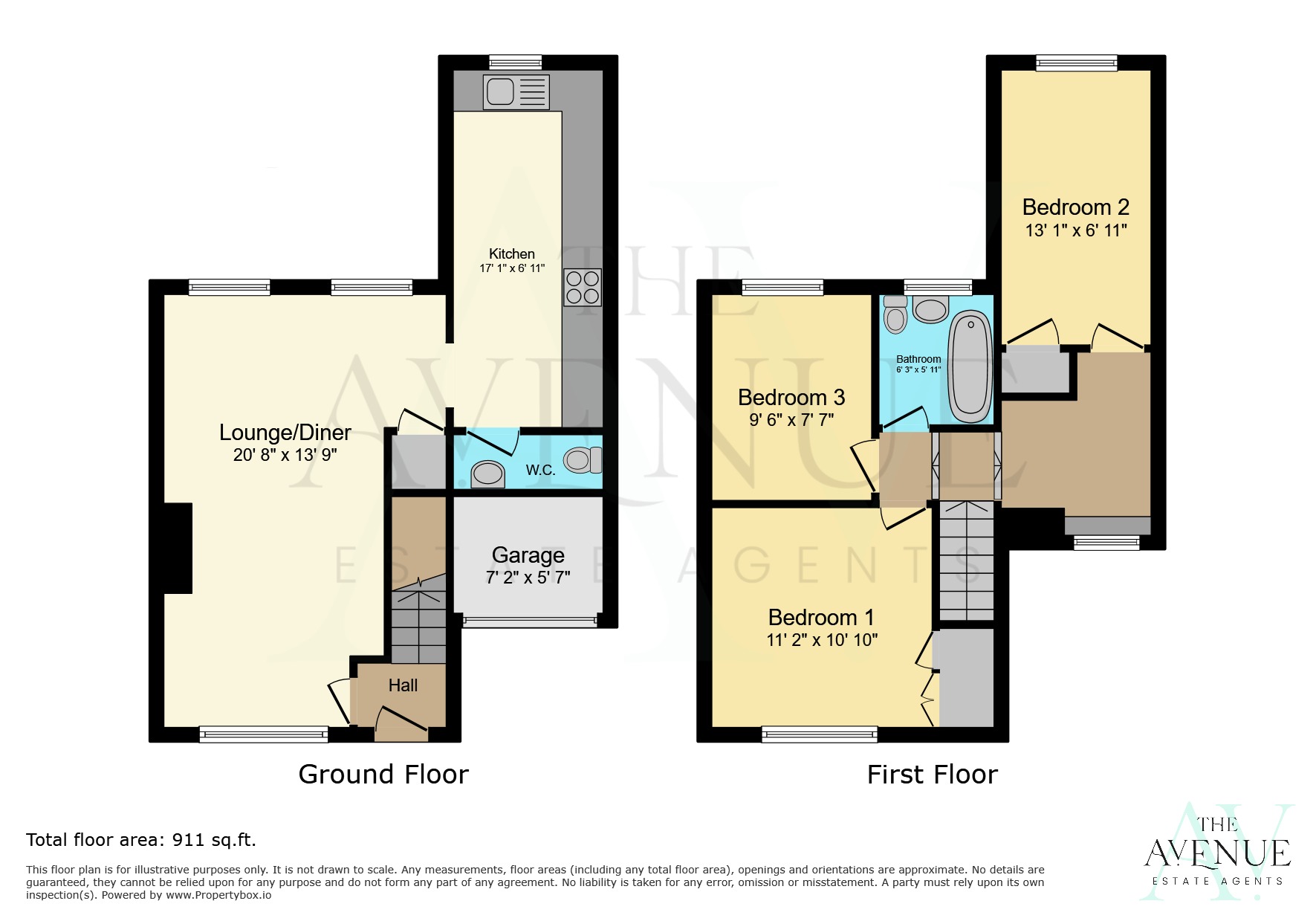 3 bed semi-detached house for sale in Heron Close, Coven, Wolverhampton, Staffordshire, WV9 - Property floorplan