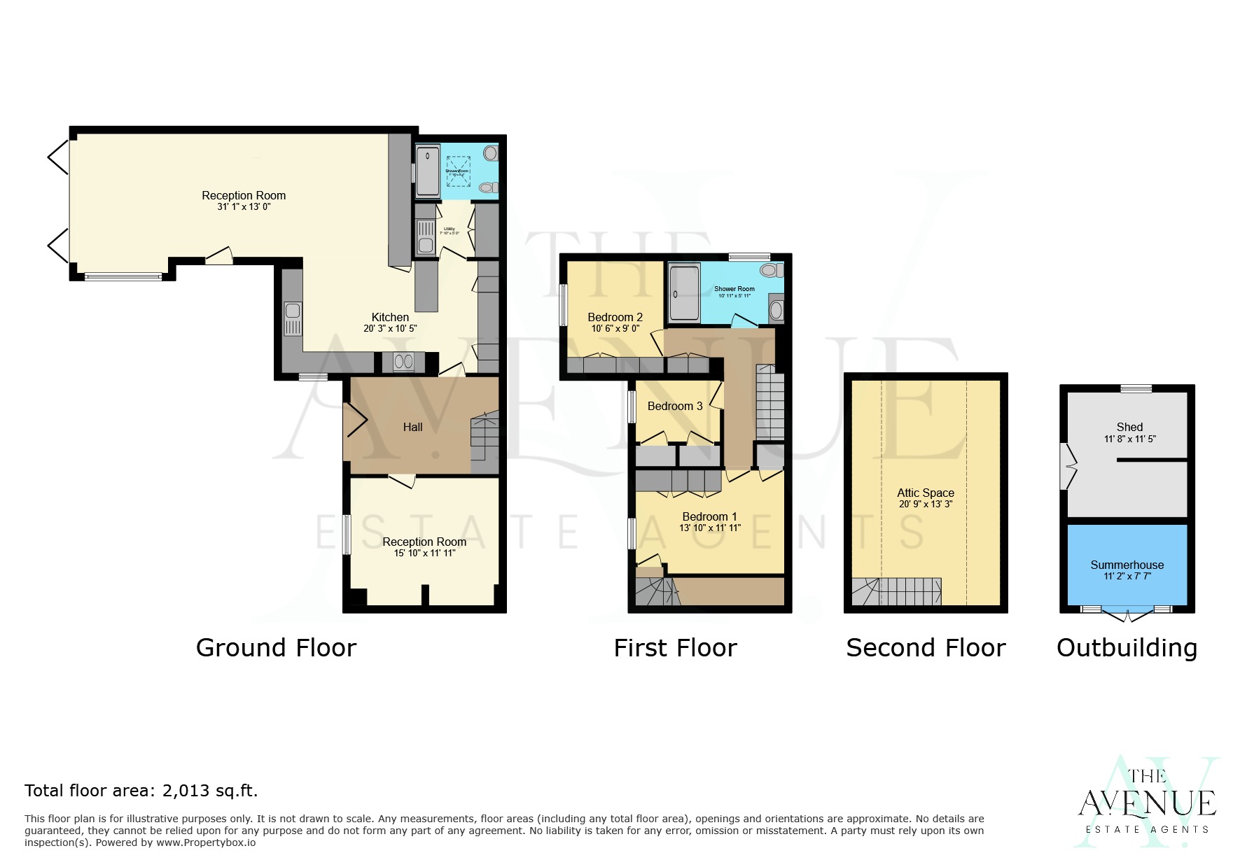 3 bed semi-detached house for sale in Madeley Road, Beckbury, Shifnal, Shropshire, TF11 - Property floorplan