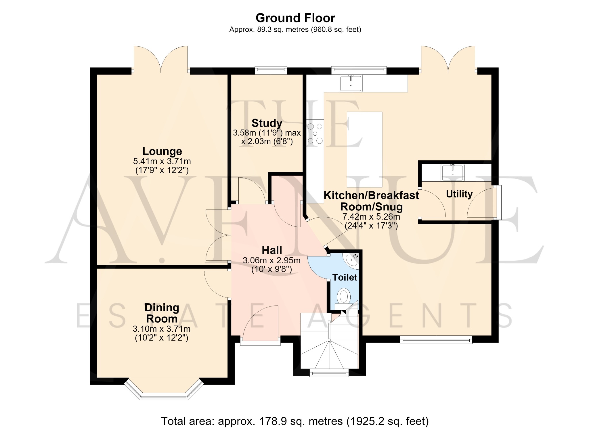 5 bed detached house for sale in School Rise, Brailsford. DE6 - Property floorplan