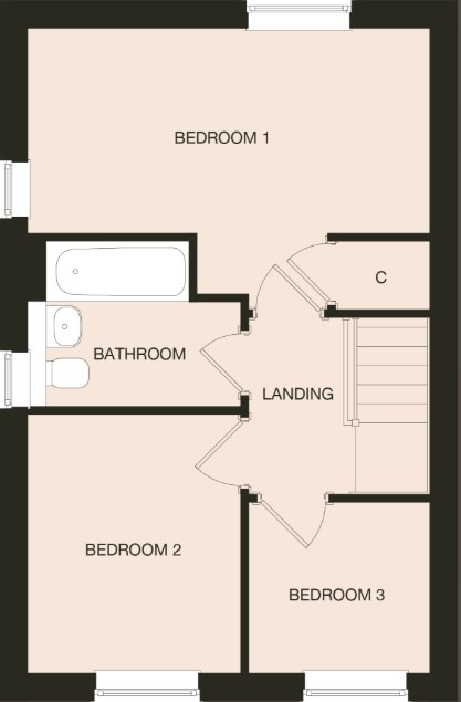 3 bed semi-detached house to rent in Yealm Close, Chellaston, Derby, Derbyshire, DE73 6BR - Property floorplan