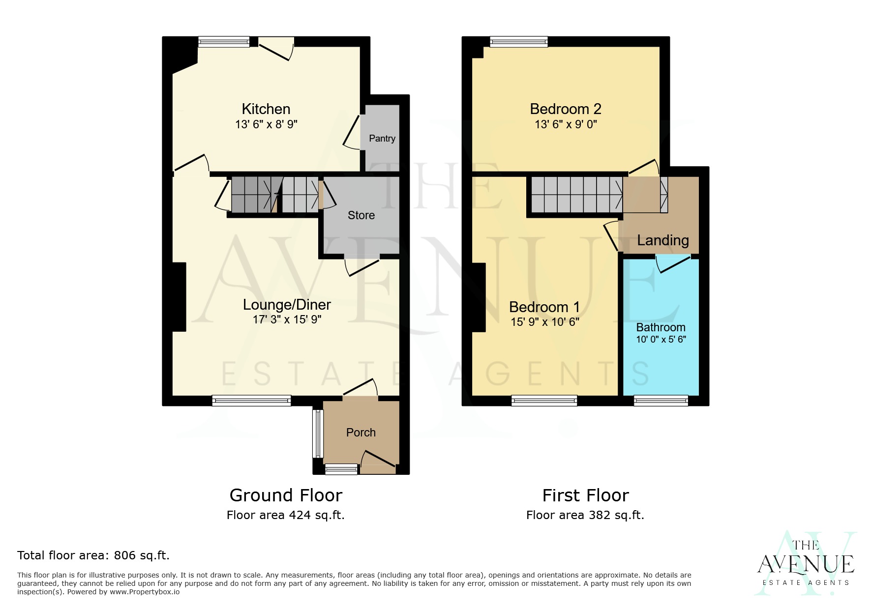2 bed terraced house for sale in Bingley, West Yorkshire, BD16 - Property floorplan