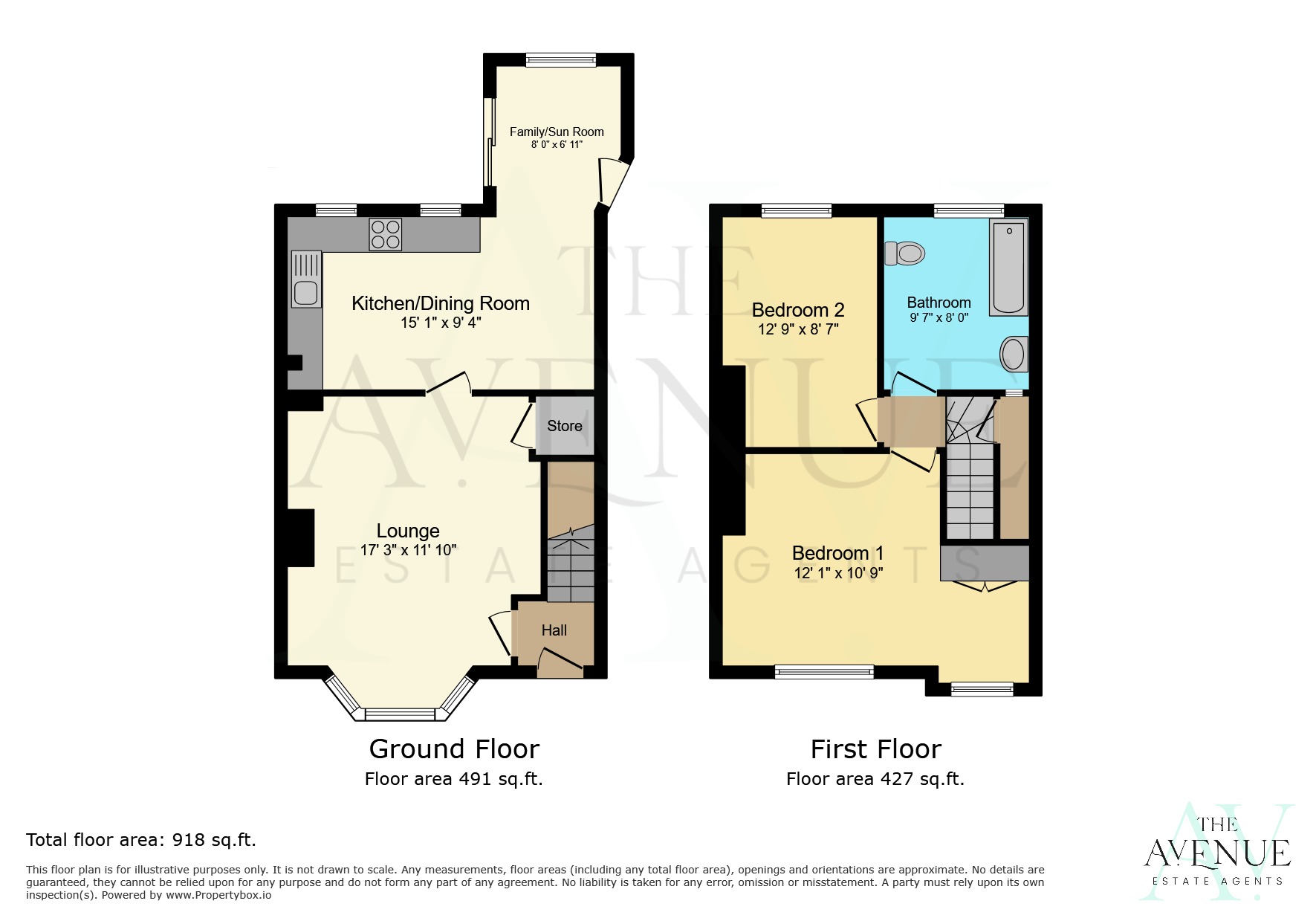 2 bed terraced house to rent in Pineapple Road, Birmingham, B30 2TH - Property floorplan