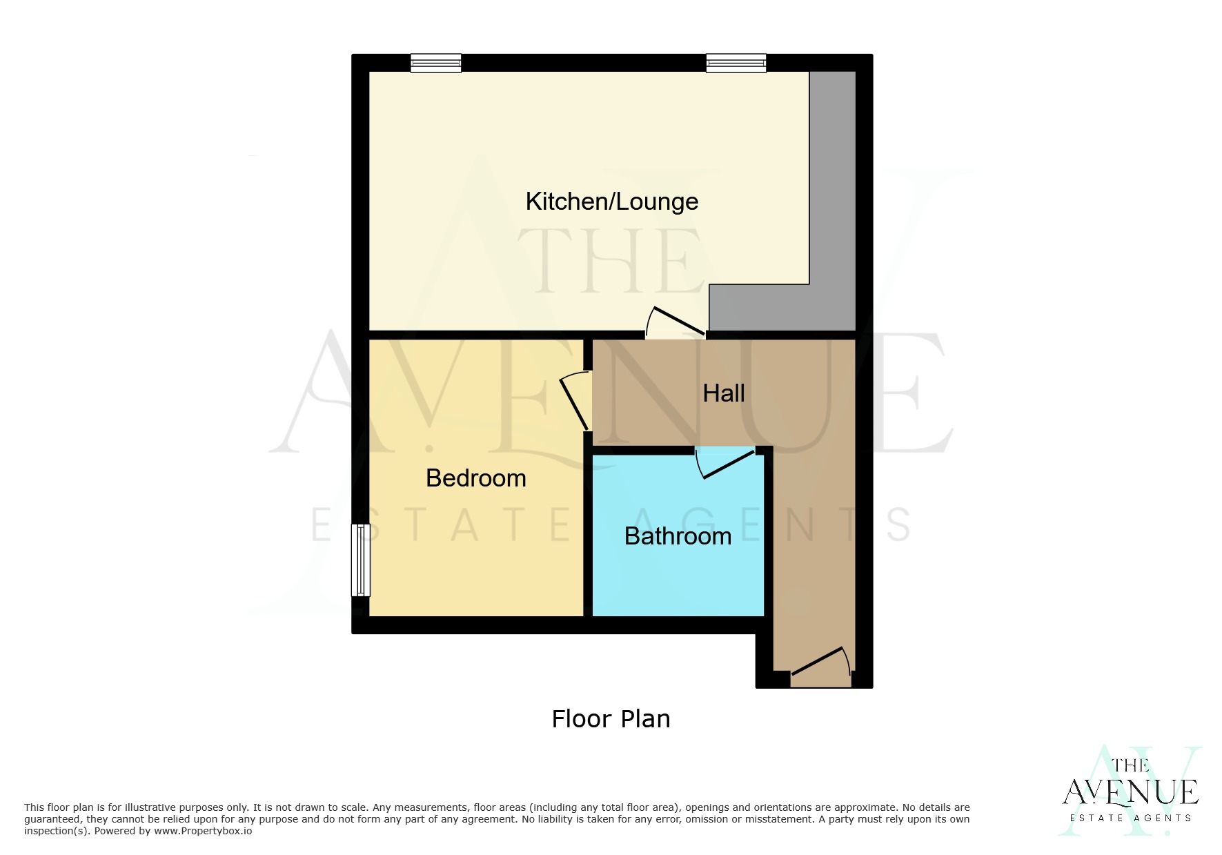 1 bed flat to rent in Clarendon Rise, Beauchamp Hill, Leamington Spa, CV32 5NY - Property floorplan