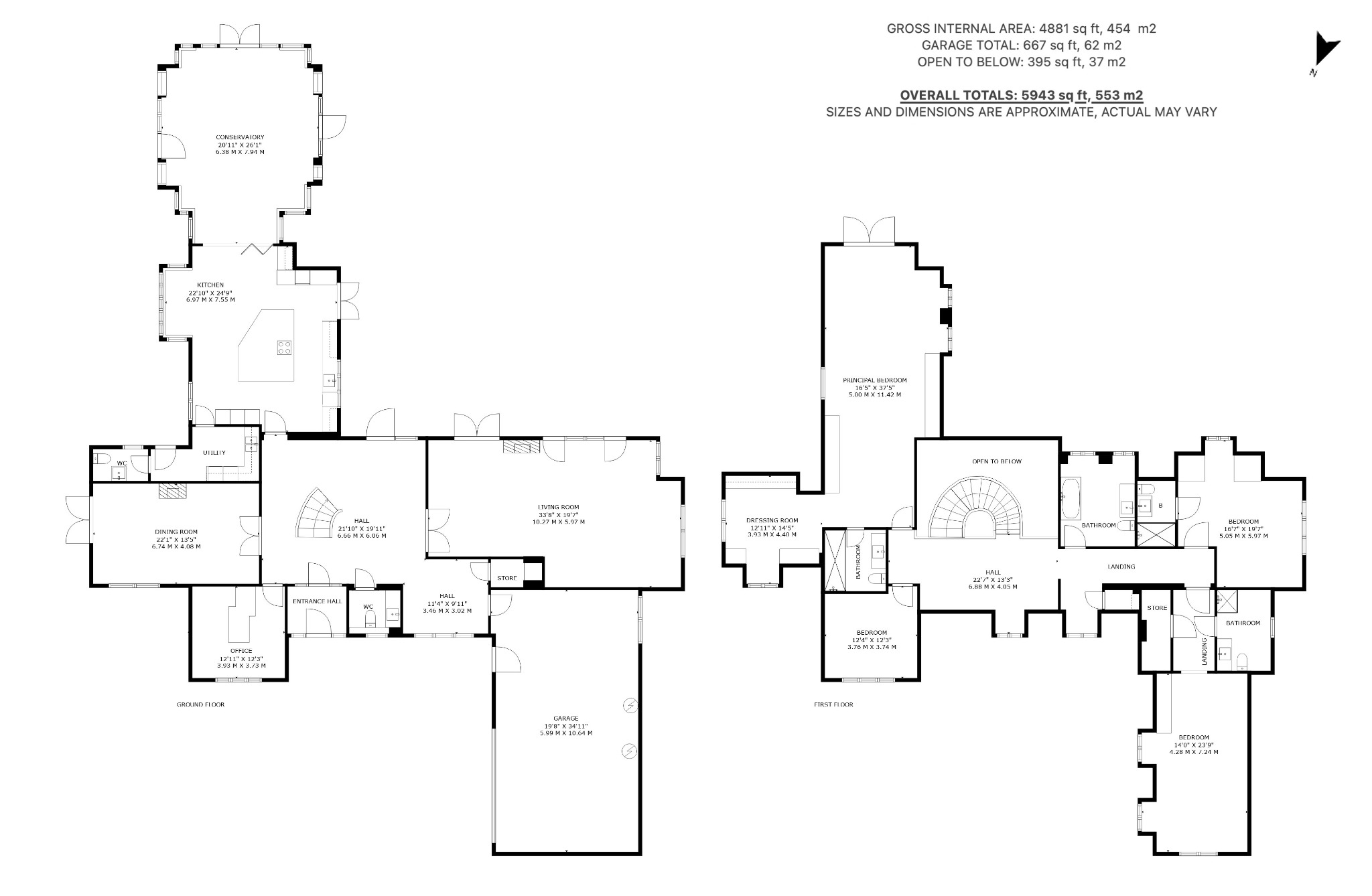 4 bed detached house for sale in Warwickshire CV7 - Property floorplan