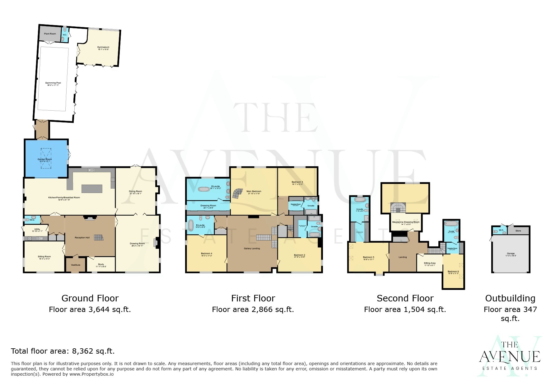 6 bed detached house for sale in Ladywood Road, Sutton Coldfield, B74 - Property floorplan