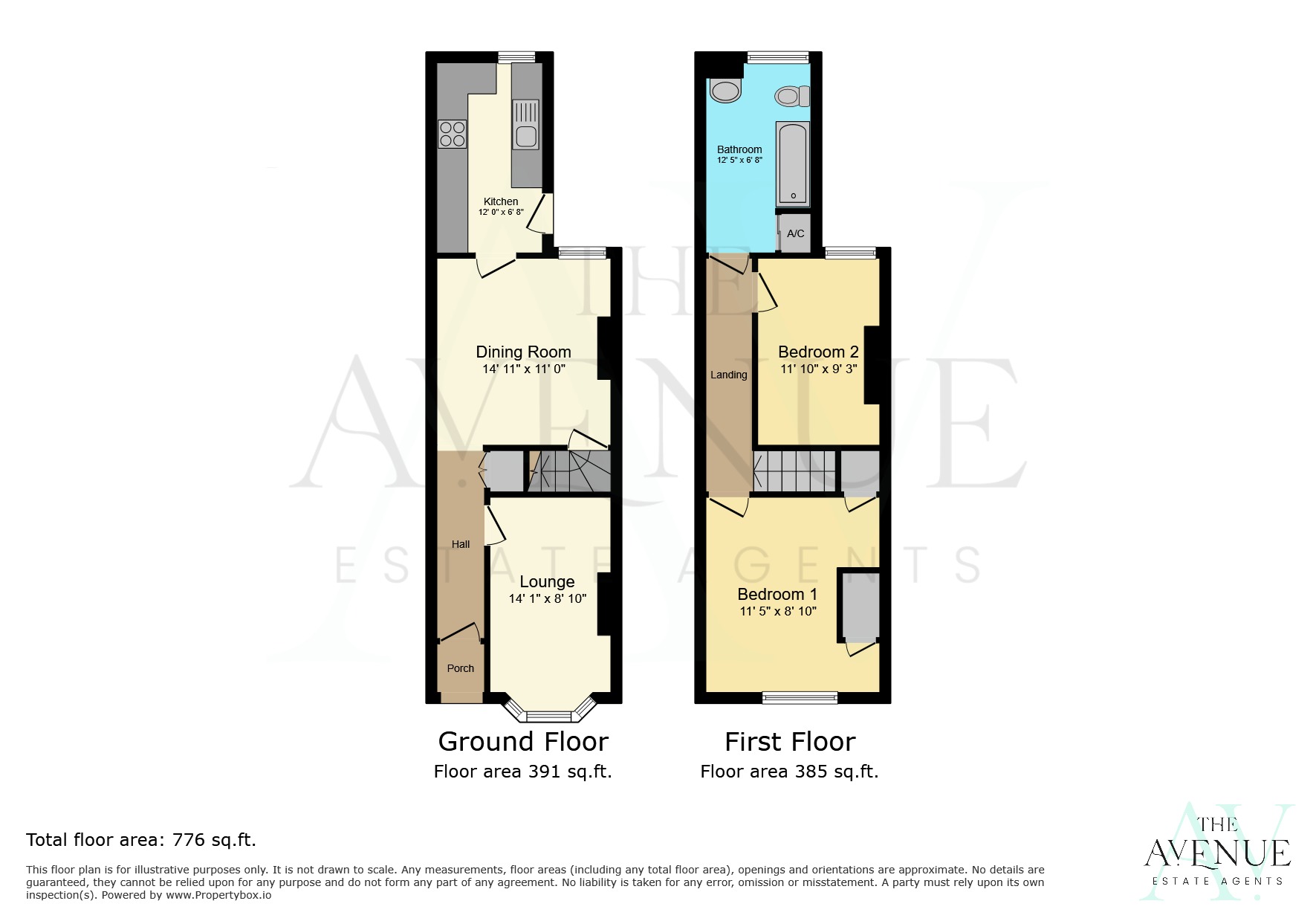 2 bed terraced house for sale in Somerset Road, Erdington, Birmingham, West Midlands, B23 6NQ - Property floorplan