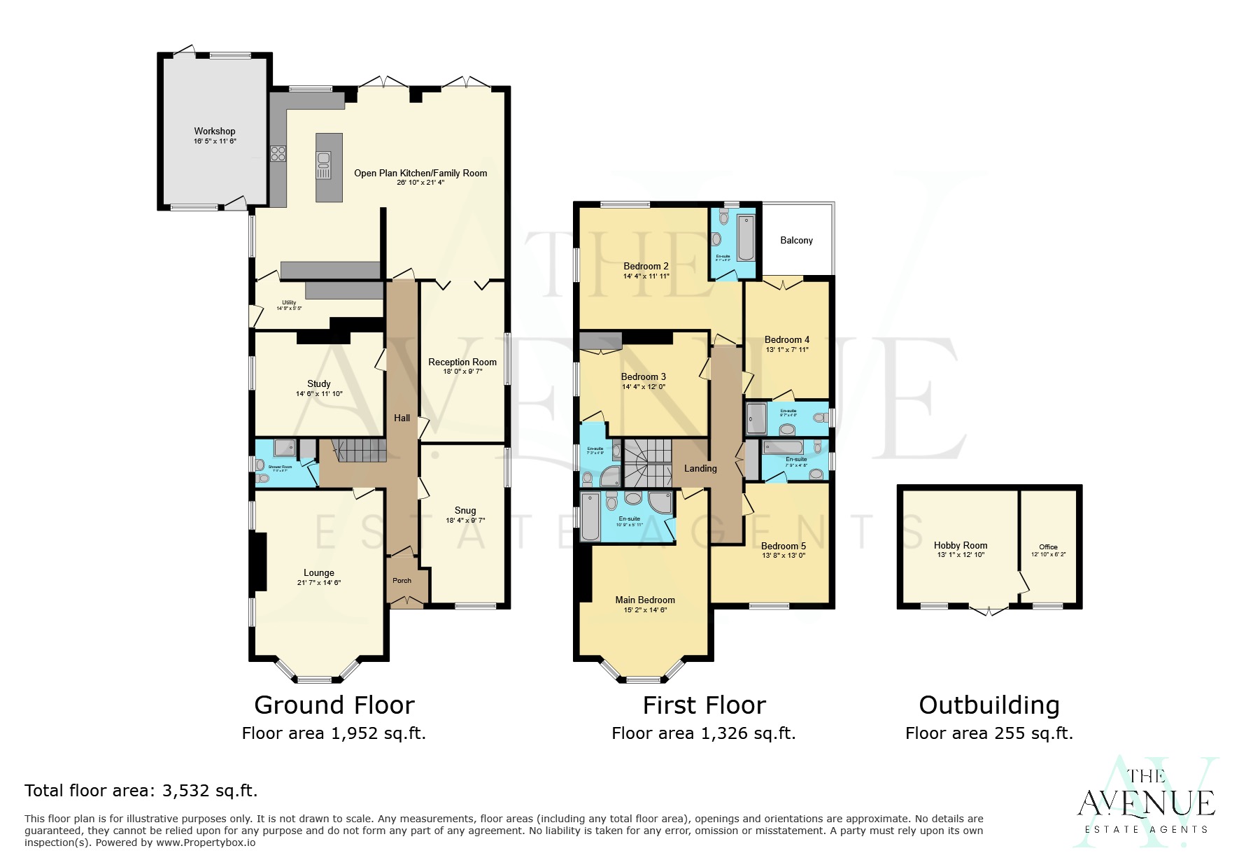 5 bed detached house for sale in Hagley, Station Road - Property floorplan