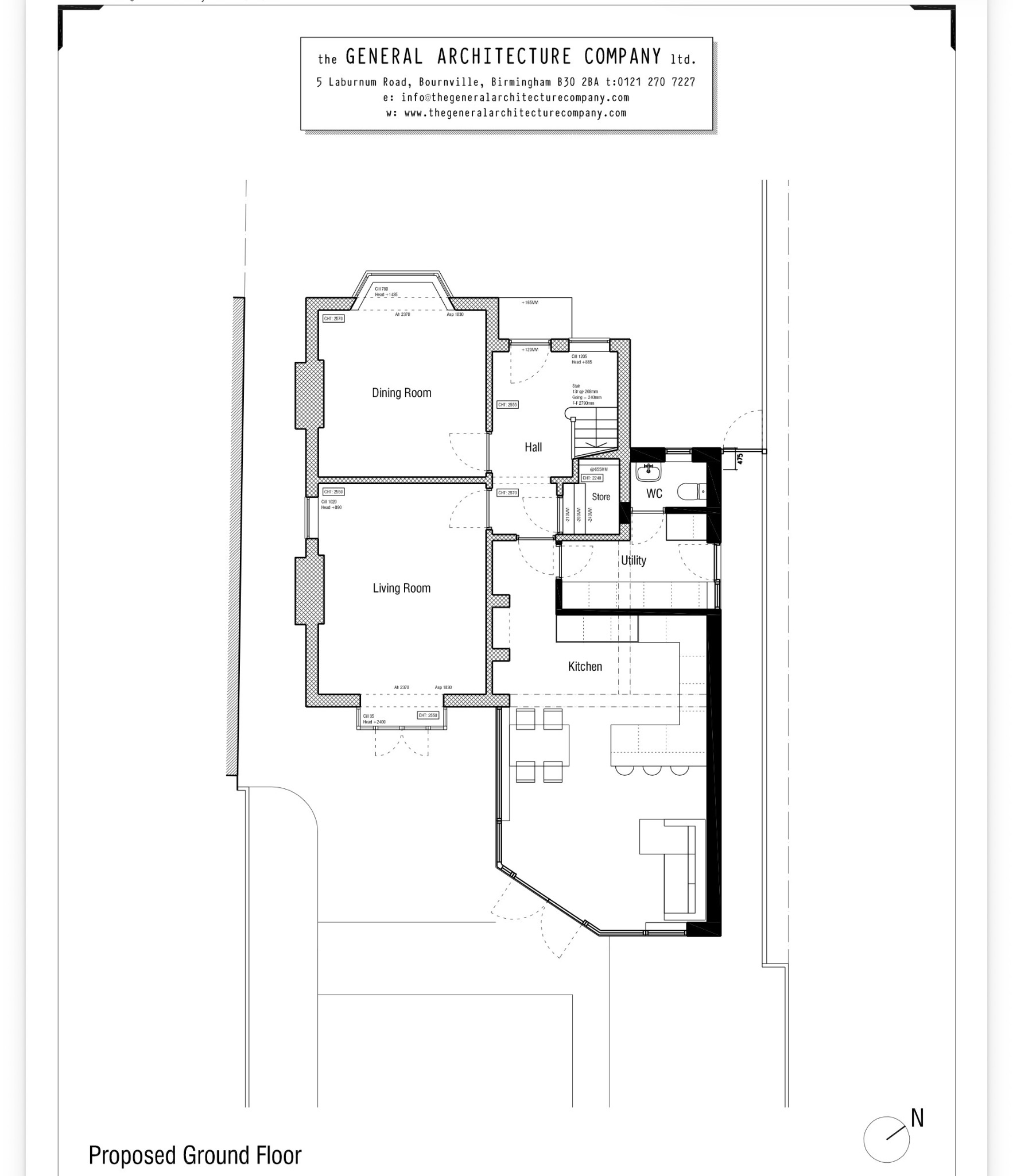 3 bed detached house for sale in Kidderminster Road, Hagley - Property floorplan