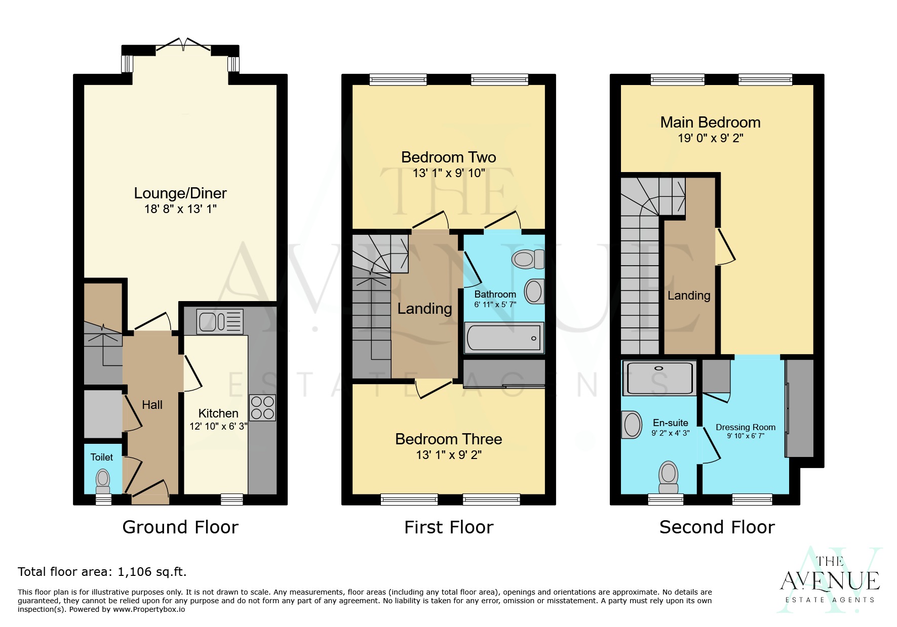 3 bed town house for sale in Kyngston Road, West Bromwich - Property floorplan