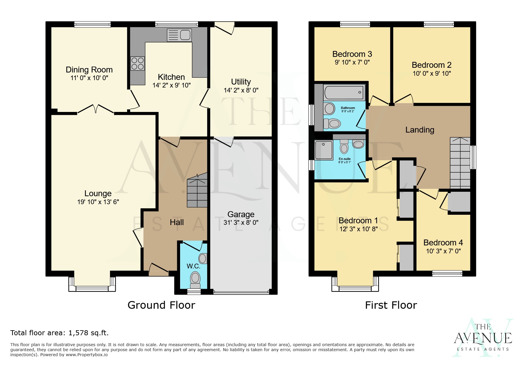 4 bed detached house for sale in Radbourne Drive, Halesowen - Property floorplan