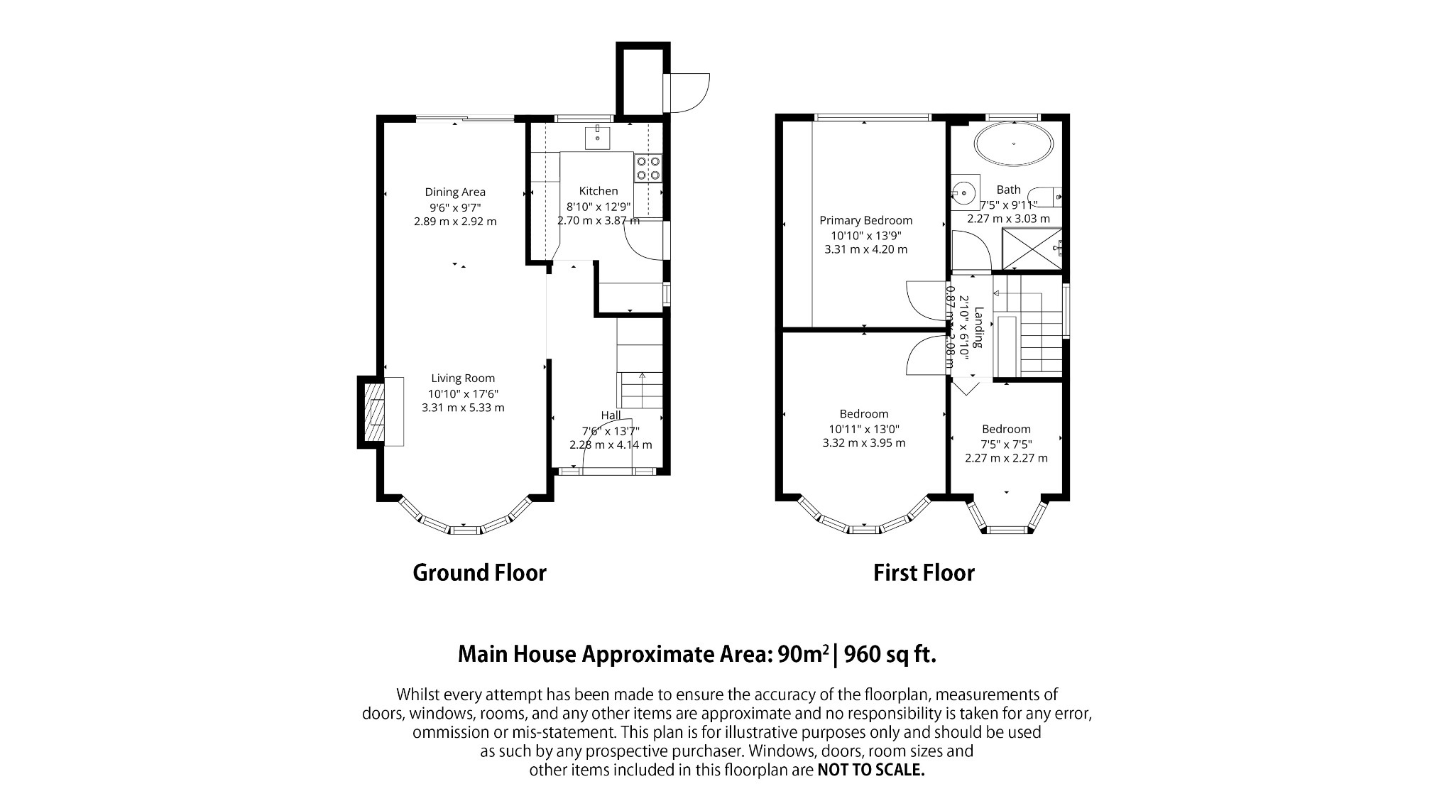 3 bed detached house for sale in 48 Stanhome Drive, West Bridgford, NG2 7FU - Property floorplan