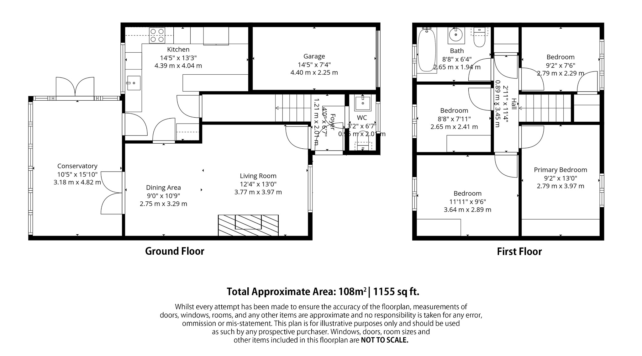 4 bed detached house for sale in 1 Ingleby Close, Cotgrave, Nottingham, Nottinghamshire, NG12 3QR - Property floorplan