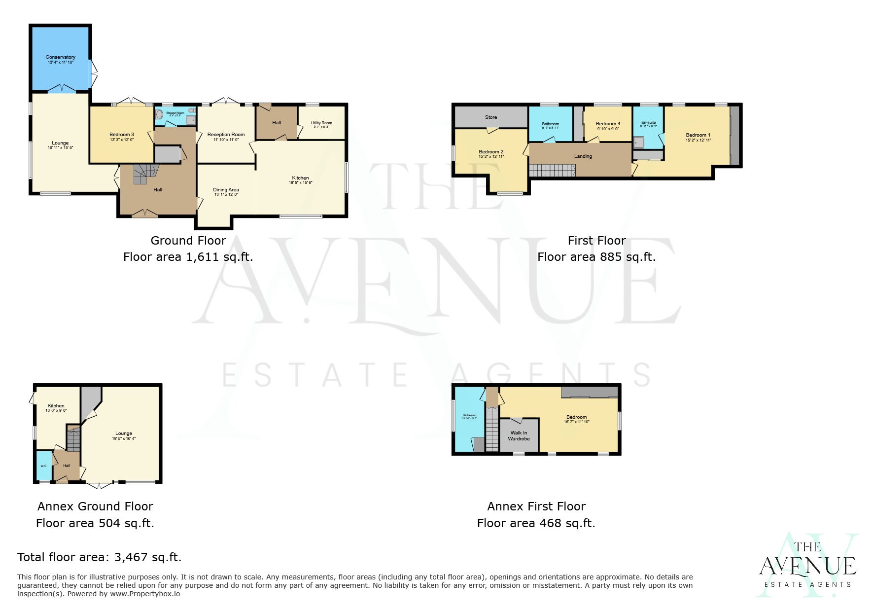 5 bed detached house for sale in Maldon Road, Witham, Essex, CM8 - Property floorplan