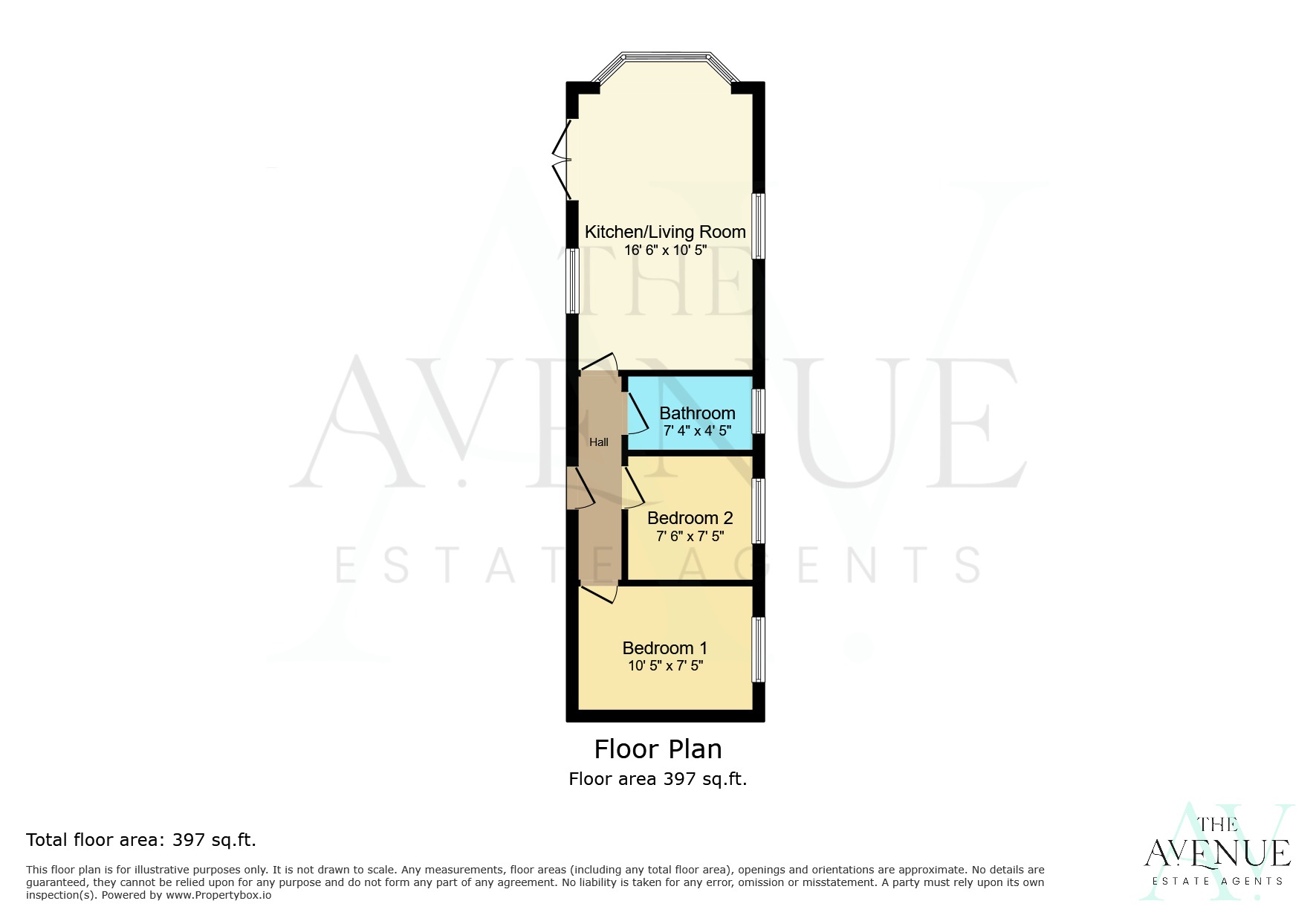 2 bed semi-detached house for sale in Coggeshall Road, Braintree, Essex, CM7 - Property floorplan