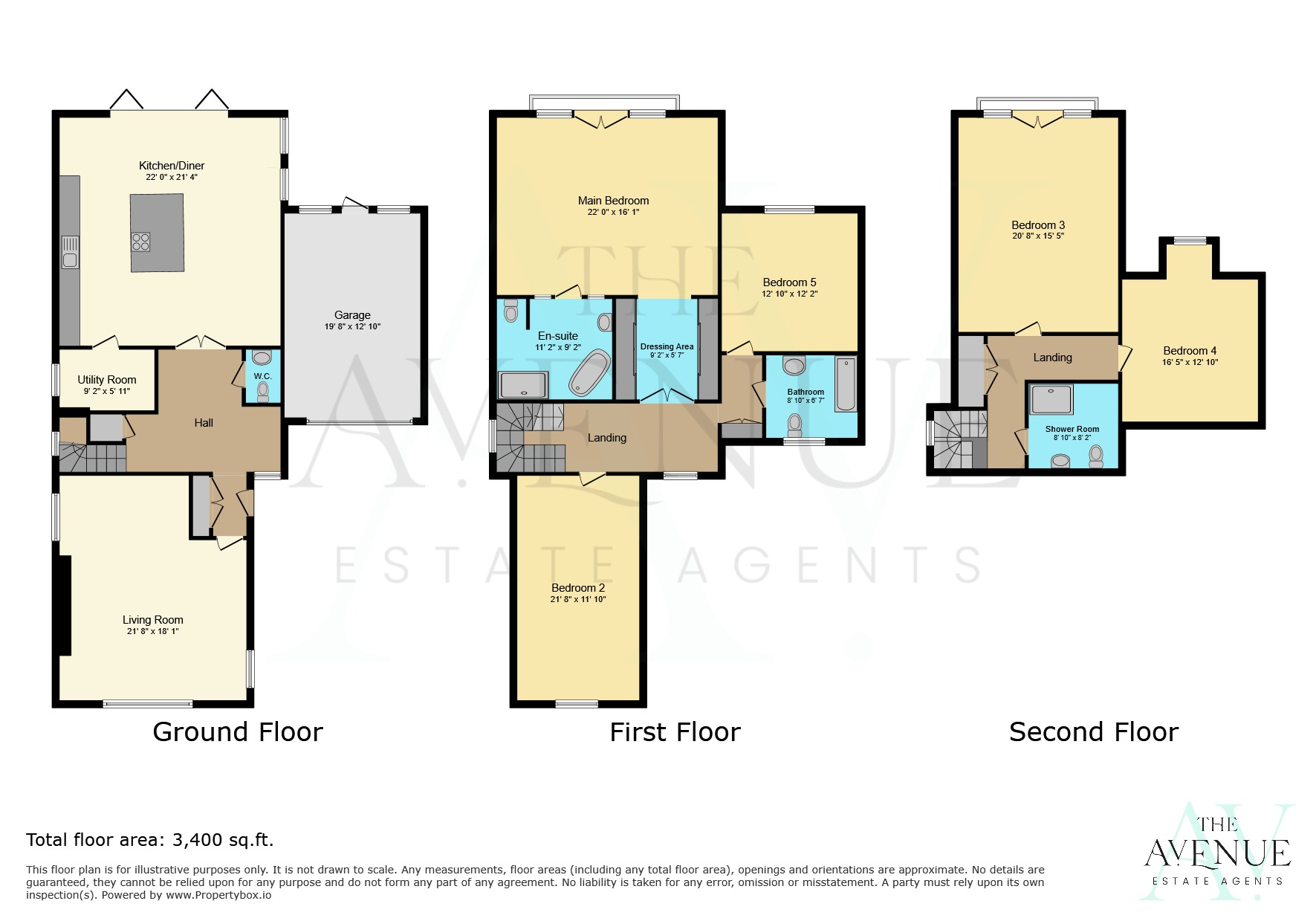 5 bed detached house for sale in Great Totham, Maldon, Essex, CM9 - Property floorplan