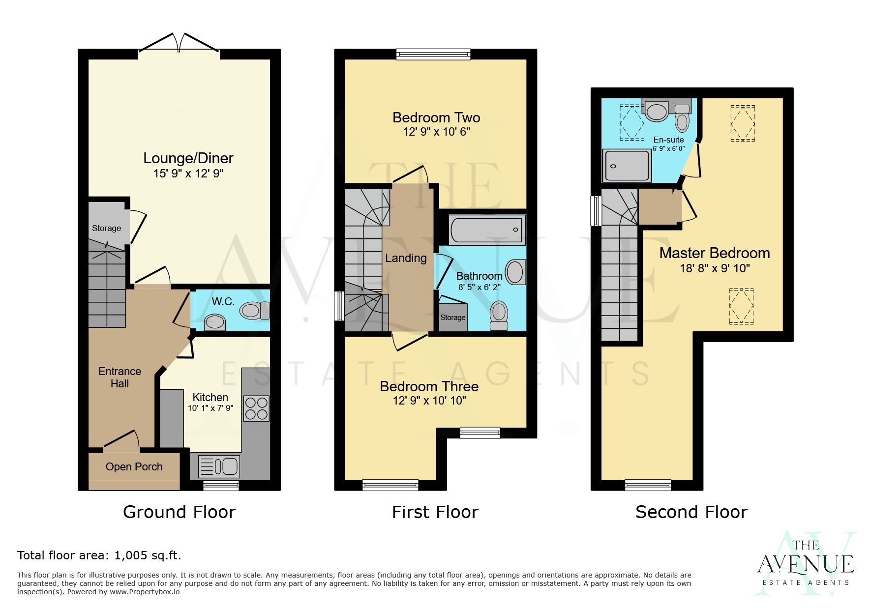 3 bed town house for sale in London Road, Oakhill, Stoke-on-Trent, ST4 - Property floorplan