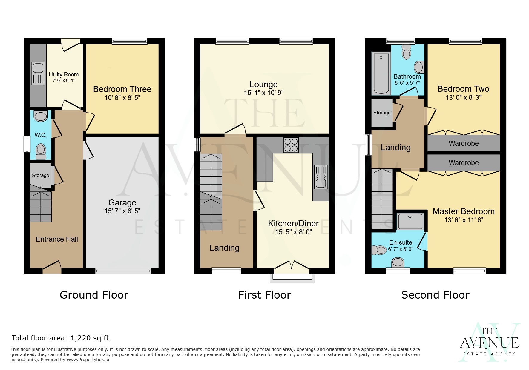 3 bed town house for sale in Moorhen Way, Packmoor, Stoke-On-Trent, Staffordshire, ST7 - Property floorplan