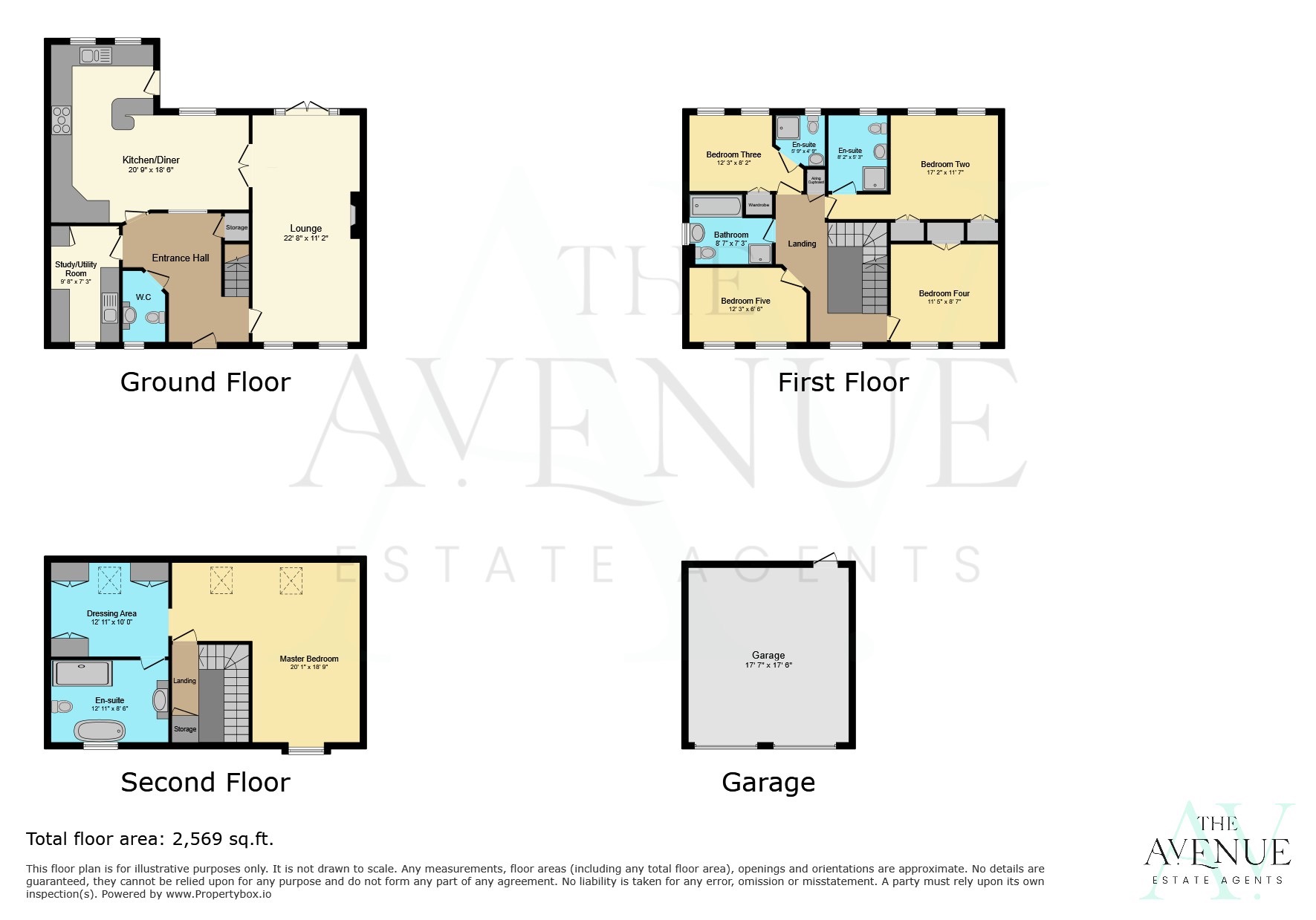 5 bed detached house for sale in Weston, Crewe, Cheshire, CW2 - Property floorplan