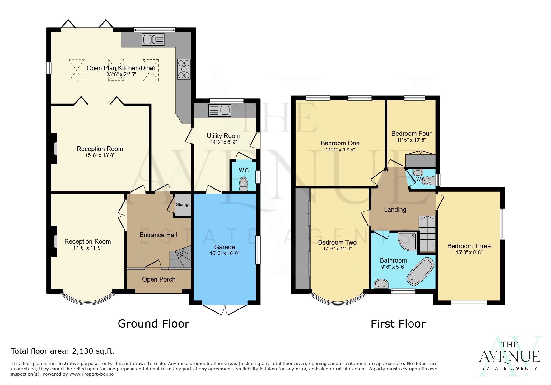 4 bed detached house for sale in Kingsway East, The Westlands, Newcastle Under Lyme, Staffordshire - Property floorplan
