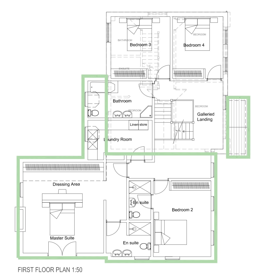 3 bed detached house for sale in St. Michaels Road, Stramshall, Uttoxeter, Staffordshire - Property floorplan