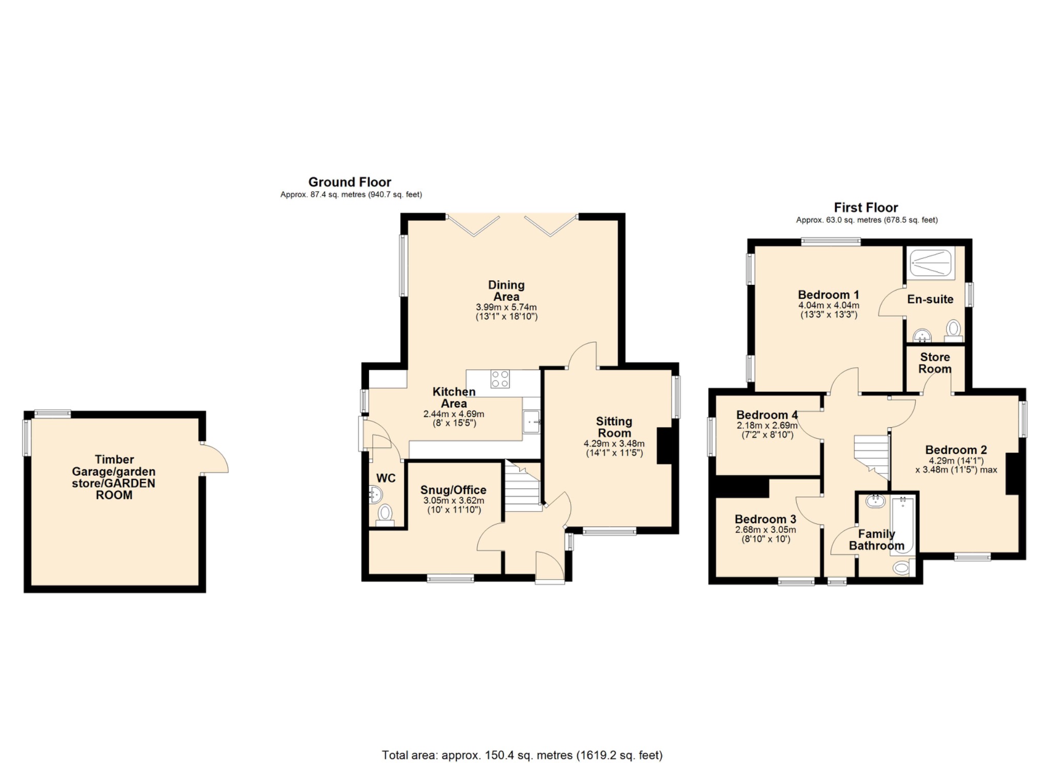 4 bed detached house for sale in Waters Edge, Birdsgrove Lane, Ashbourne, Derbyshire - Property floorplan