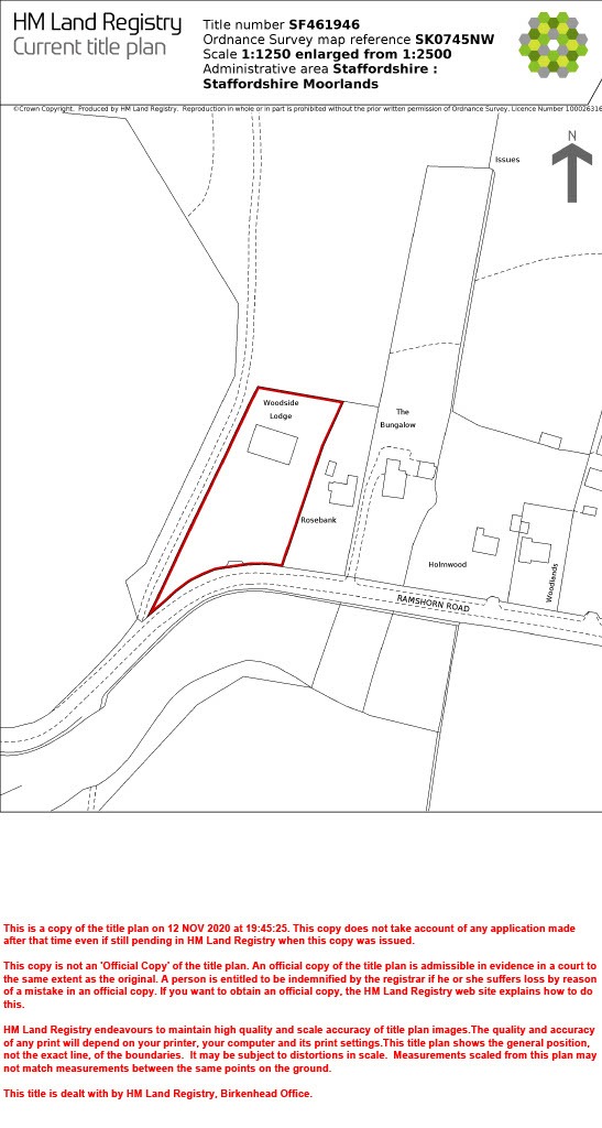 3 bed detached house for sale in Woodside Lodge, Ramshorn, Oakamoor,  Staffordshire. - Property floorplan