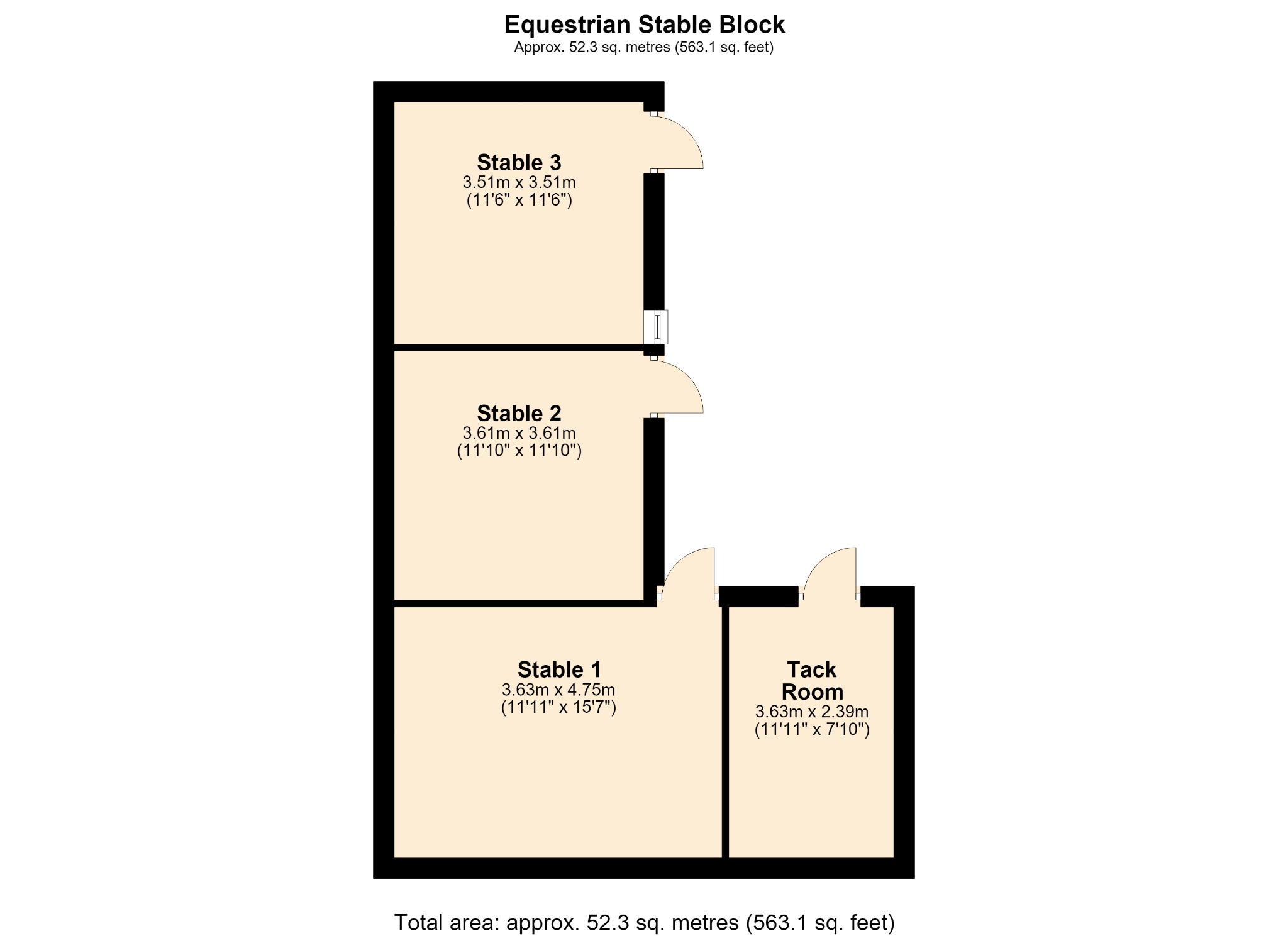 6 bed detached house for sale in Farm House, Birchcross, Marchington, Staffordshire - Property floorplan