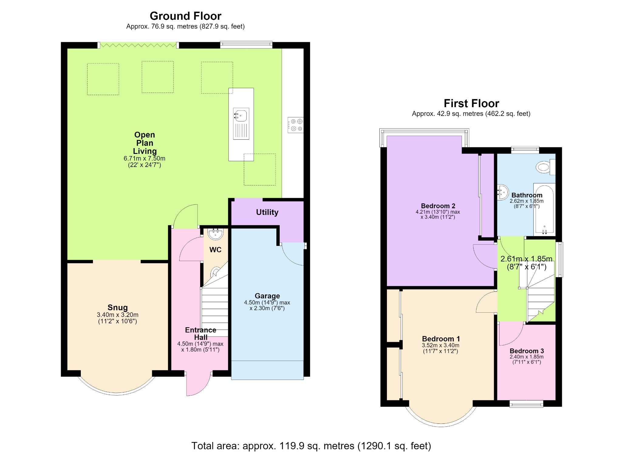 3 bed semi-detached house for sale in Sutton Coldfield, West Midlands, B76 - Property floorplan