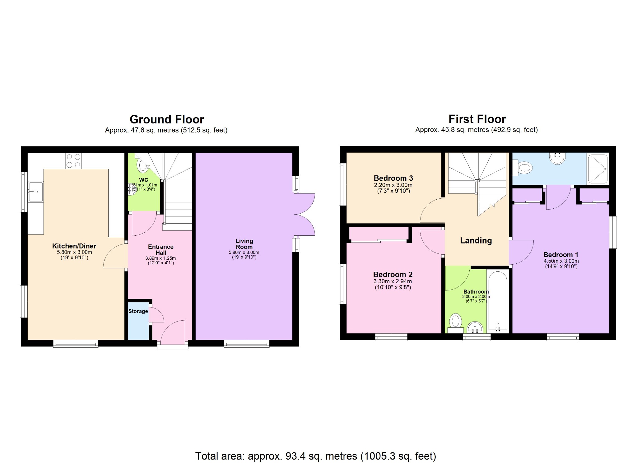 3 bed detached house for sale in Signal Hayes Road, Walmley - Property floorplan