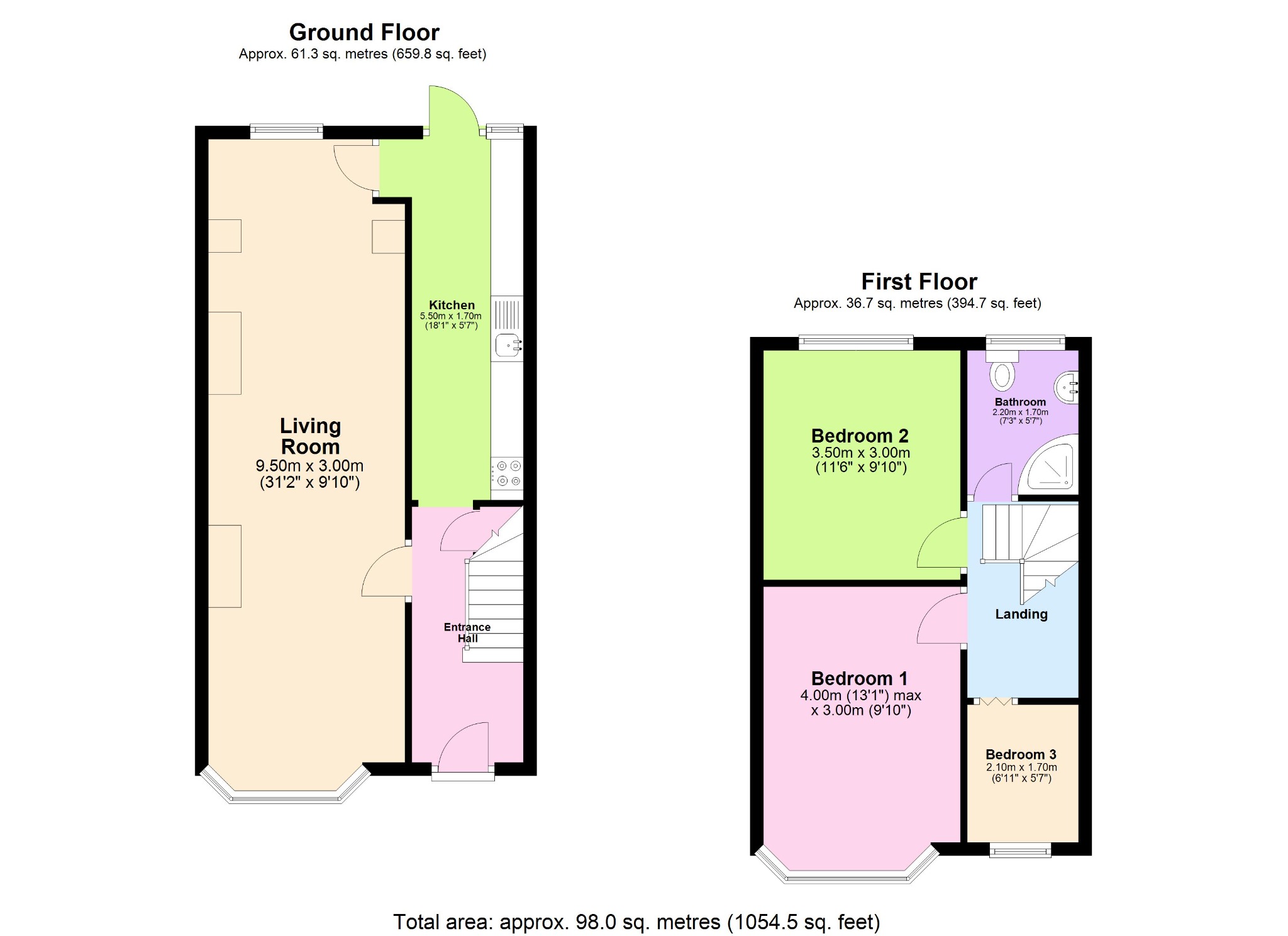 3 bed semi-detached house for sale in Court Lane, Birmingham, B23 - Property floorplan