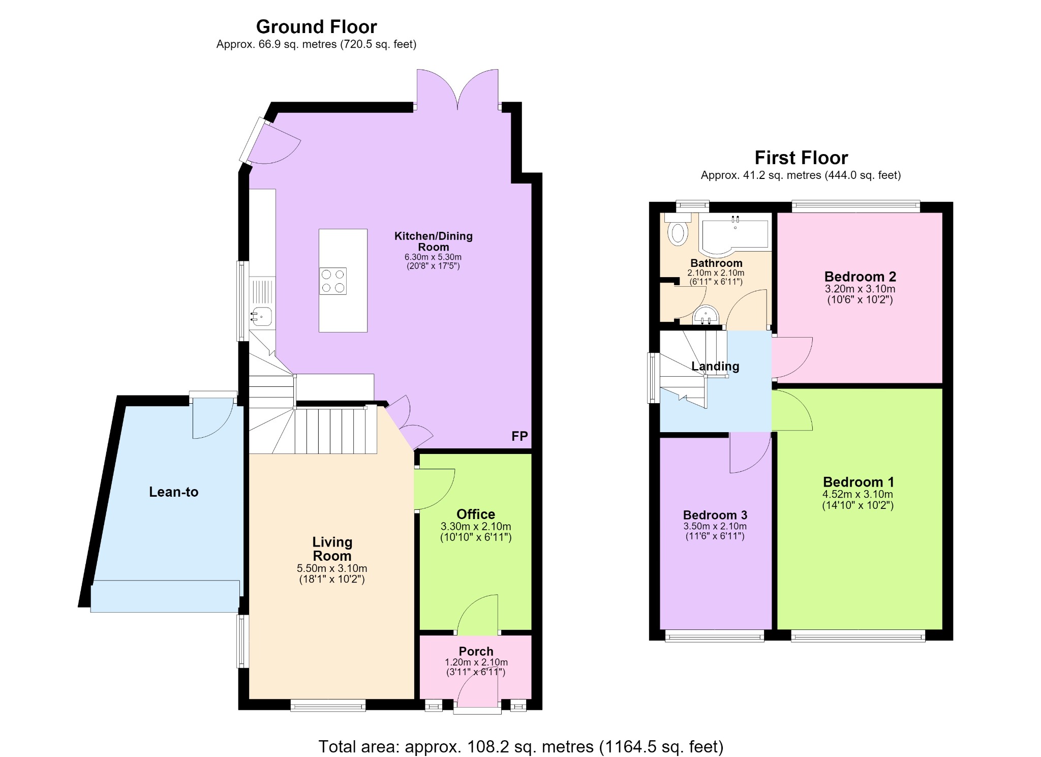 3 bed semi-detached house for sale in North Drive, Sutton Coldfield - Property floorplan