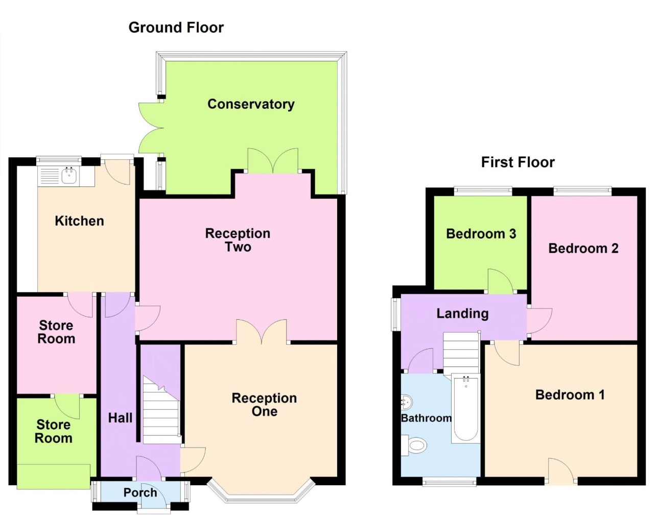 3 bed semi-detached house for sale in Walsall, West Midlands, WS5 - Property floorplan