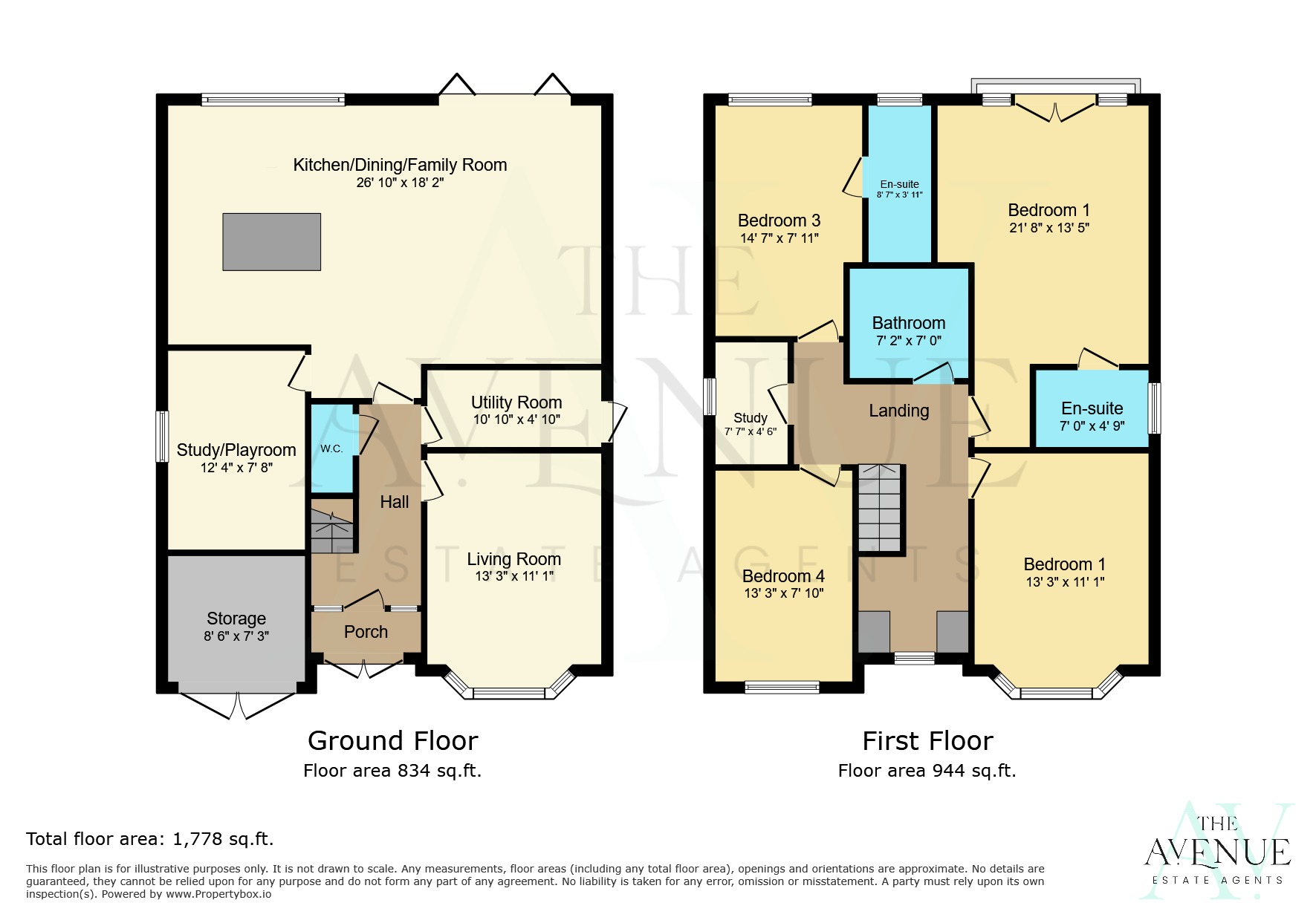 4 bed detached house for sale in Birmingham Road, Shenstone. - Property floorplan