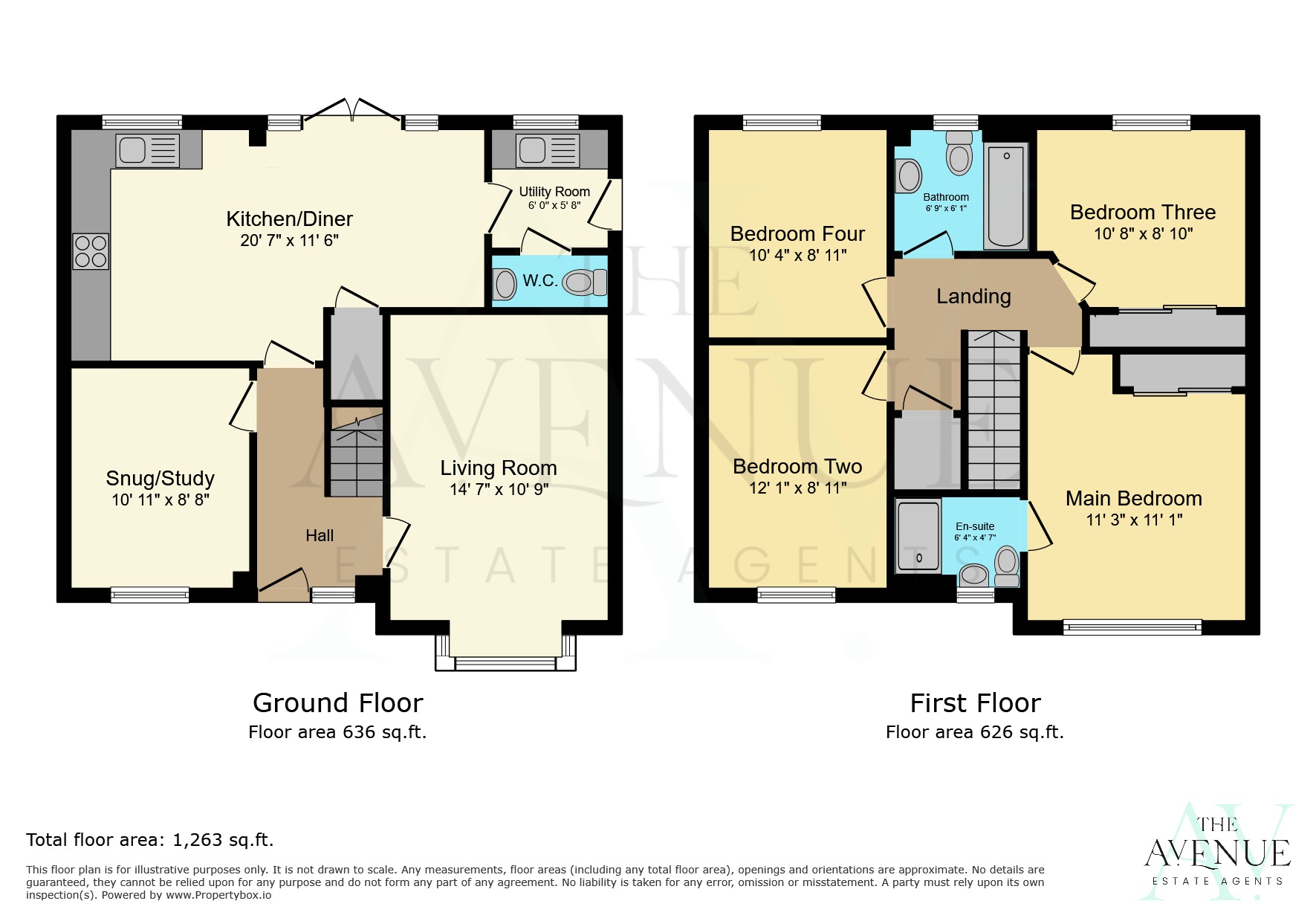 4 bed detached house for sale in Hillside Road, Tatenhill. - Property floorplan