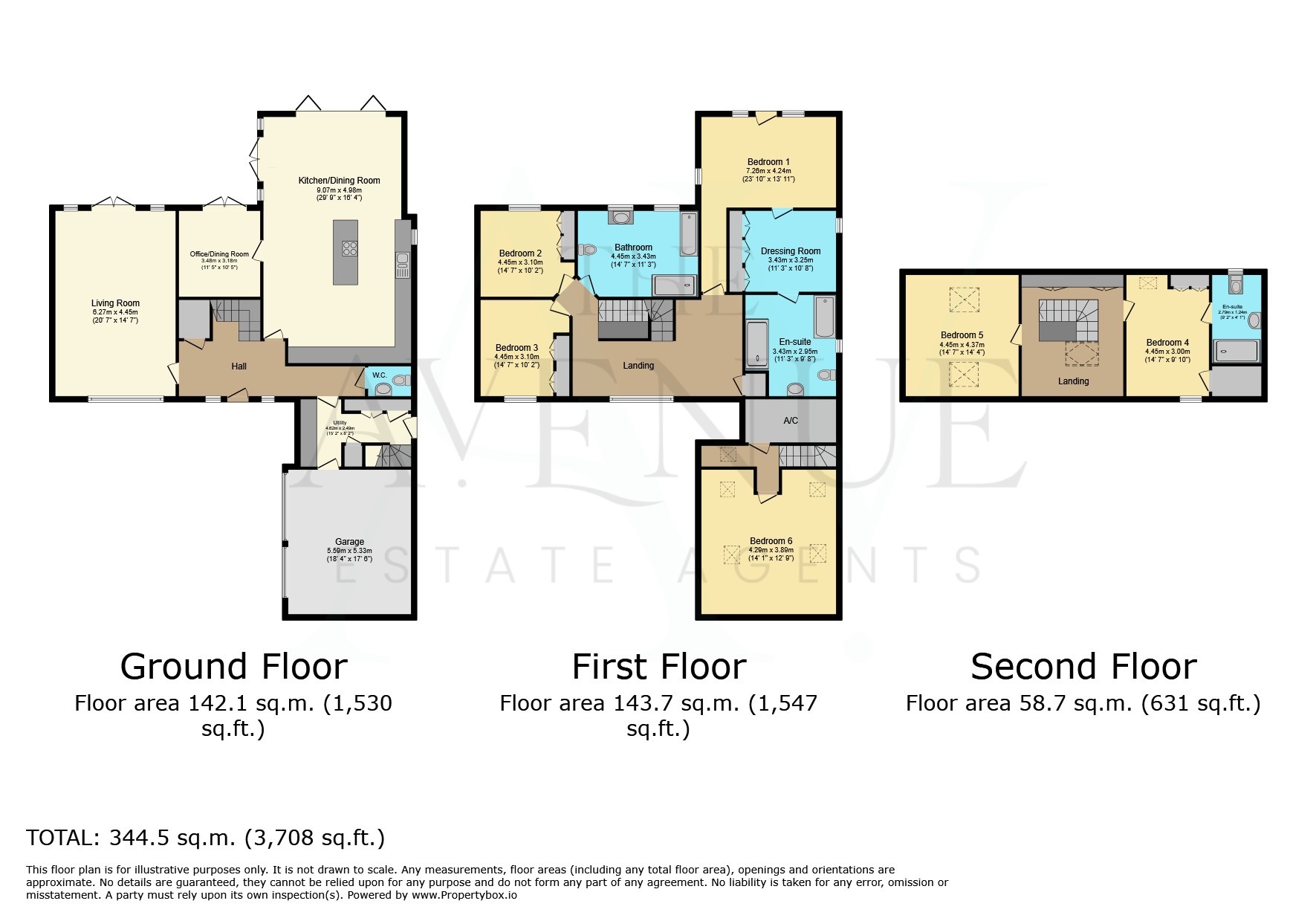 6 bed detached house for sale in Tudor Gardens, Burton Road, Tutbury, Staffordshire, DE13 9PL - Property floorplan