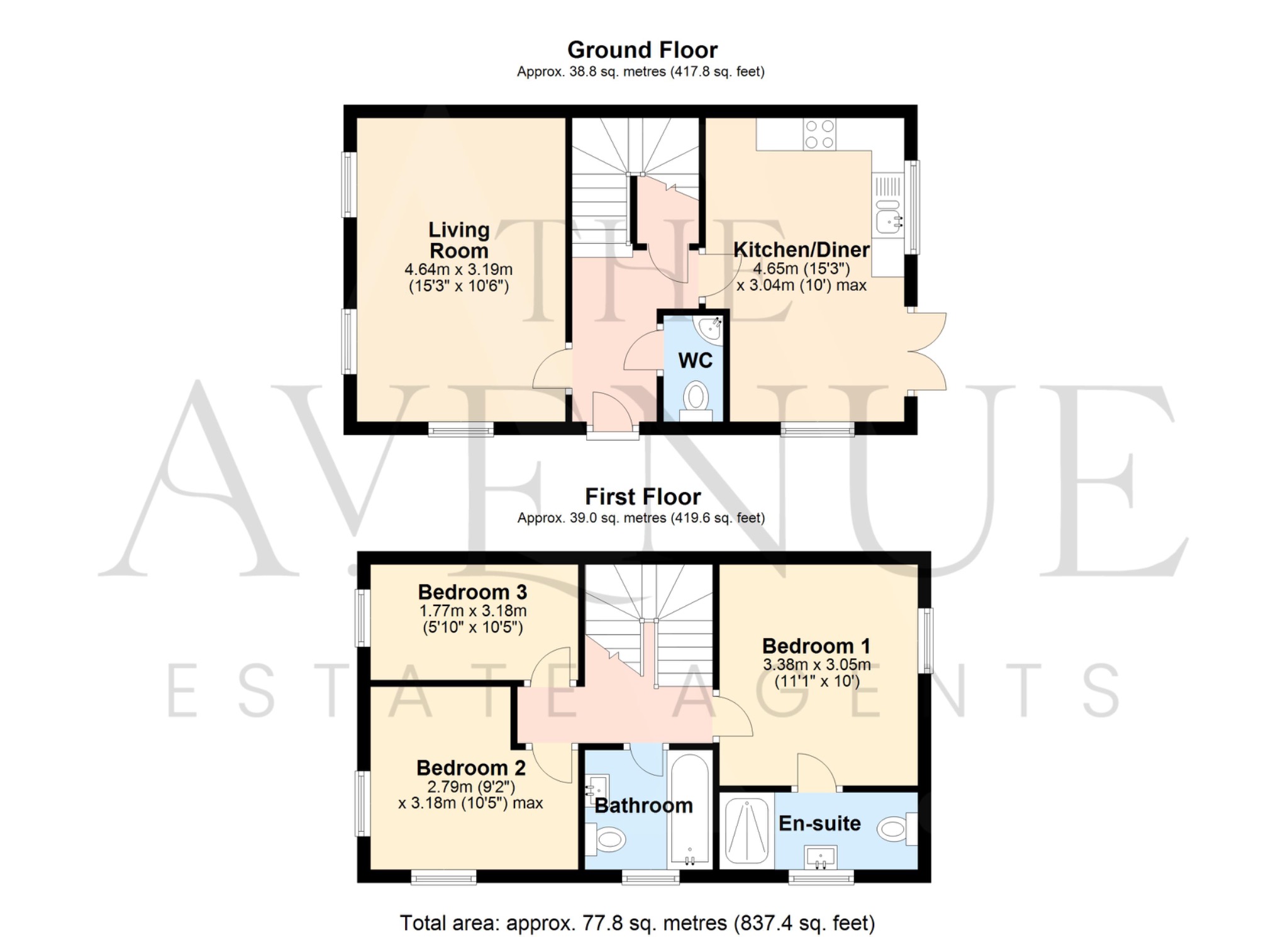 3 bed semi-detached house for sale in Sage Court, Mickleover, Derby, DE3 0GH - Property floorplan