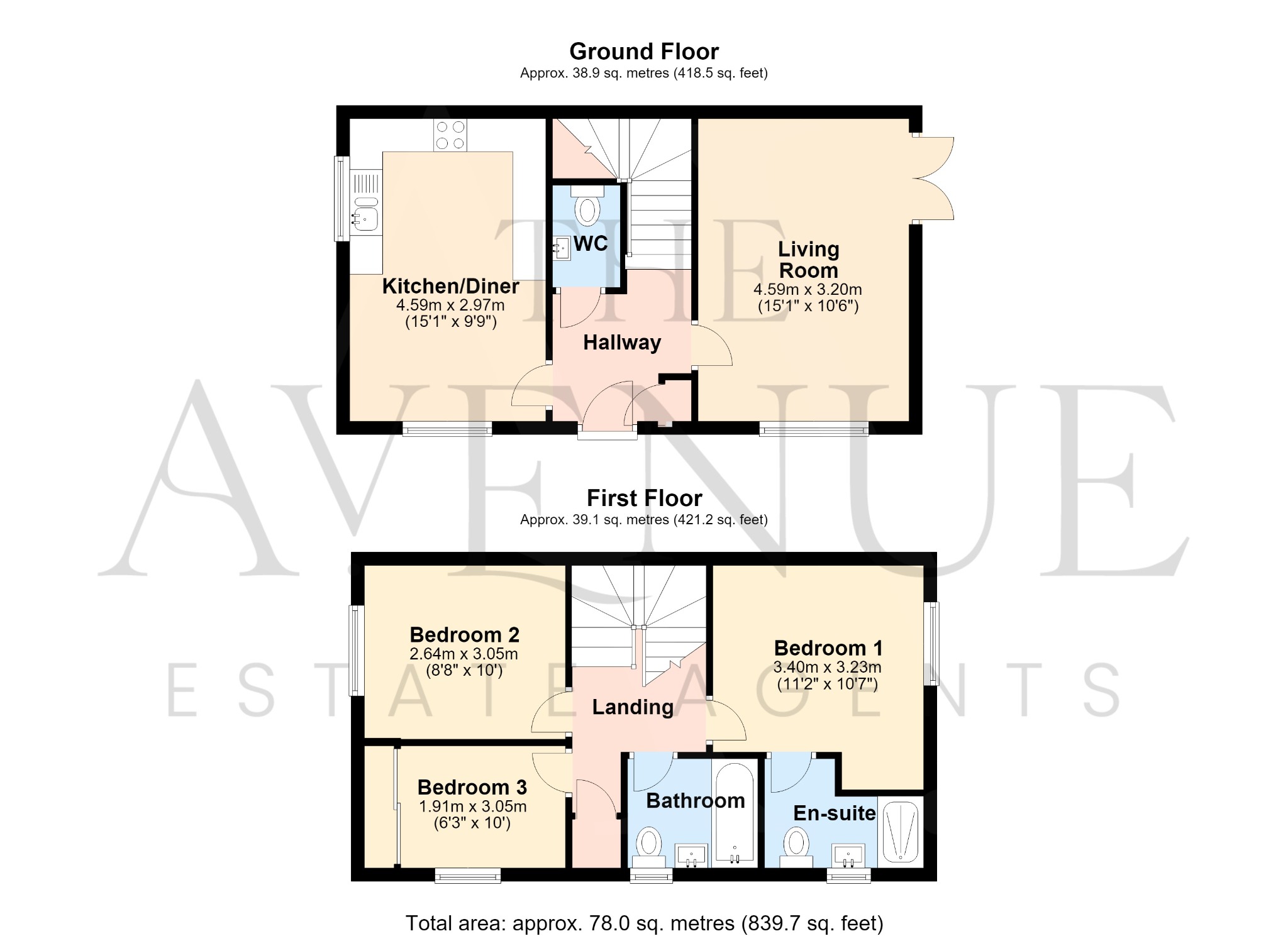 3 bed semi-detached house for sale in Hampton Lane, Littleover, Derby, DE23 3BH - Property floorplan