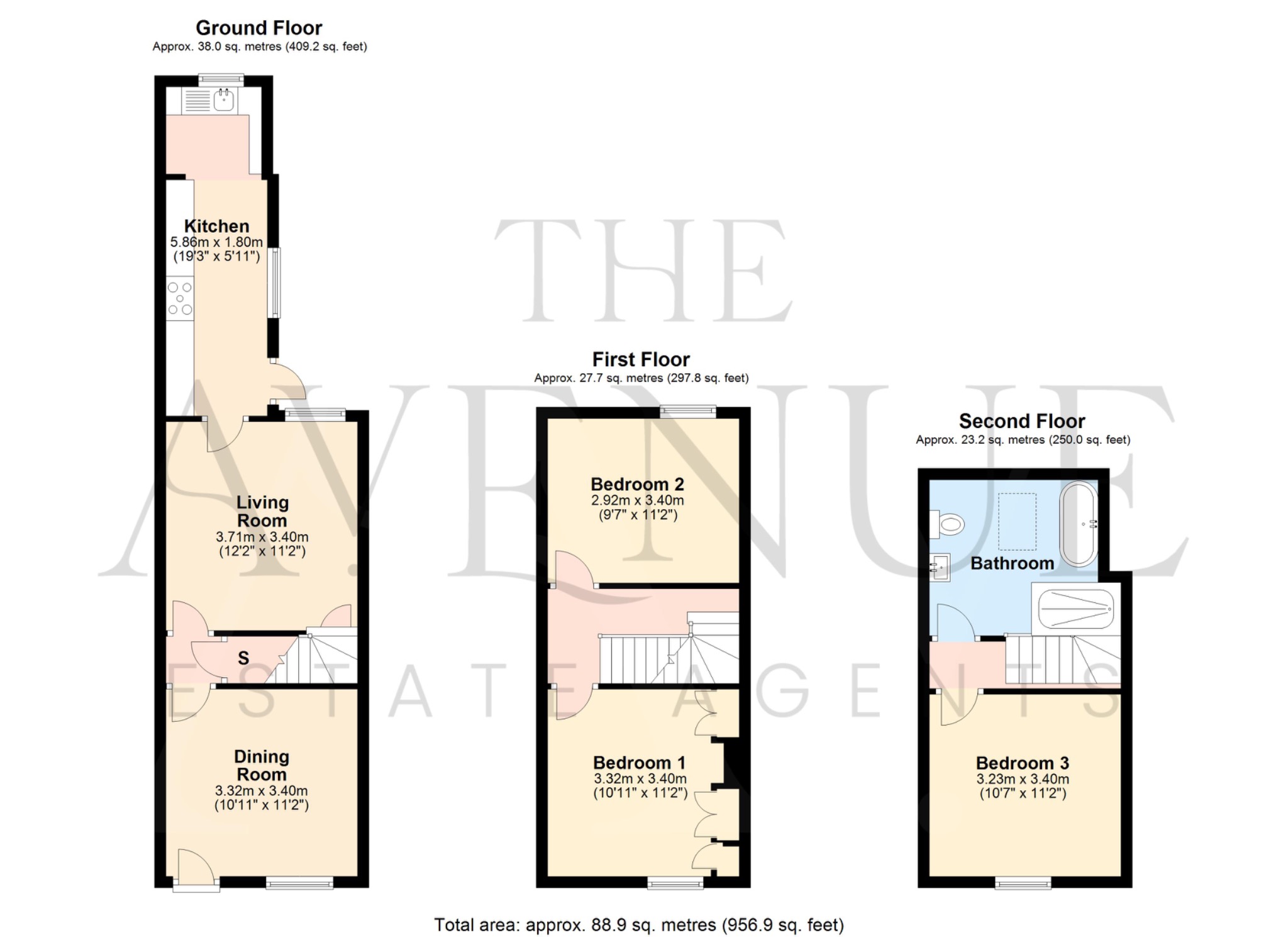 3 bed semi-detached house for sale in Burton Road, Repton, Derbyshire, DE65 6FL - Property floorplan