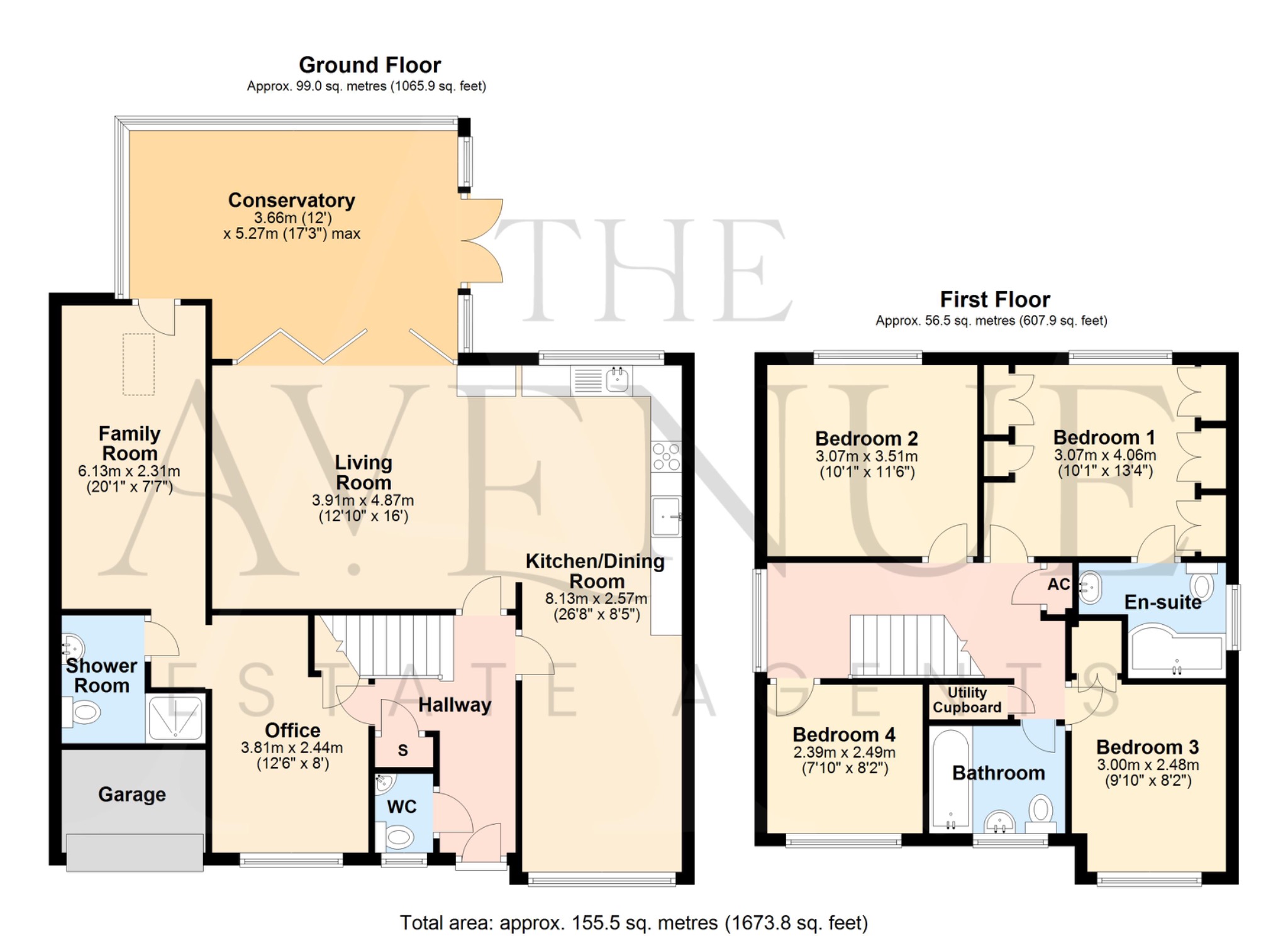 4 bed detached house for sale in Cobham Close, Stenson Fields, Derby, DE24 3JL - Property floorplan