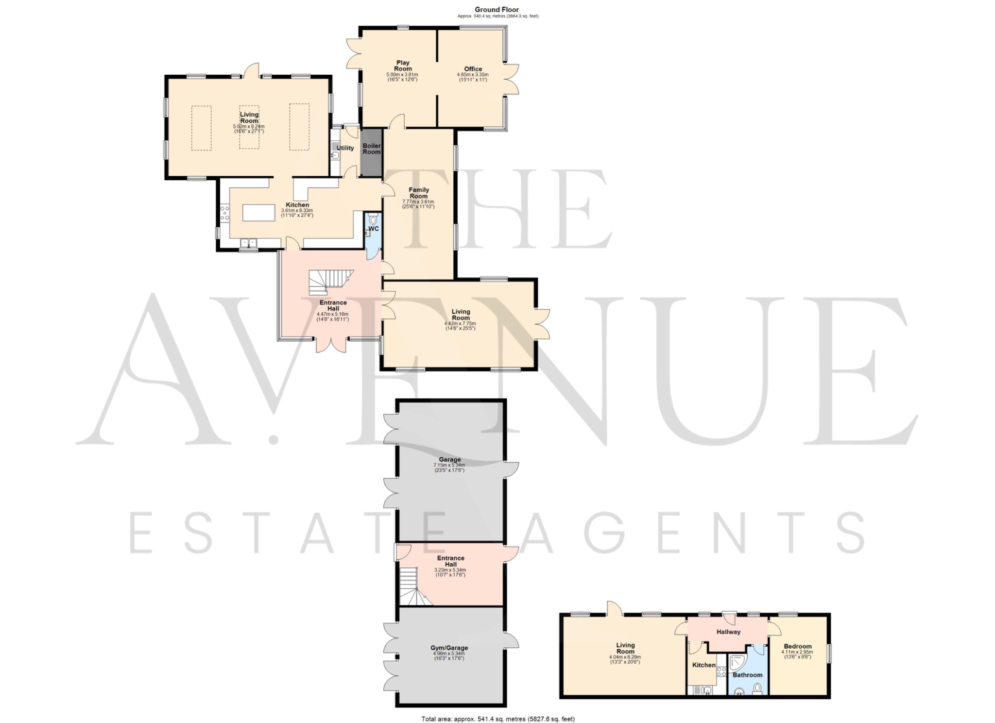 6 bed detached house for sale in Oak Tree House, Burton Road, Repton, Derbyshire, DE65 6FN - Property floorplan