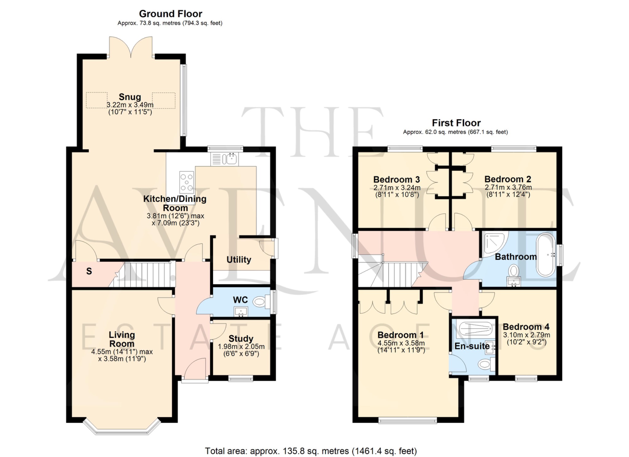 4 bed detached house for sale in Longlands, Repton, Derbyshire, DE65 6GB - Property floorplan